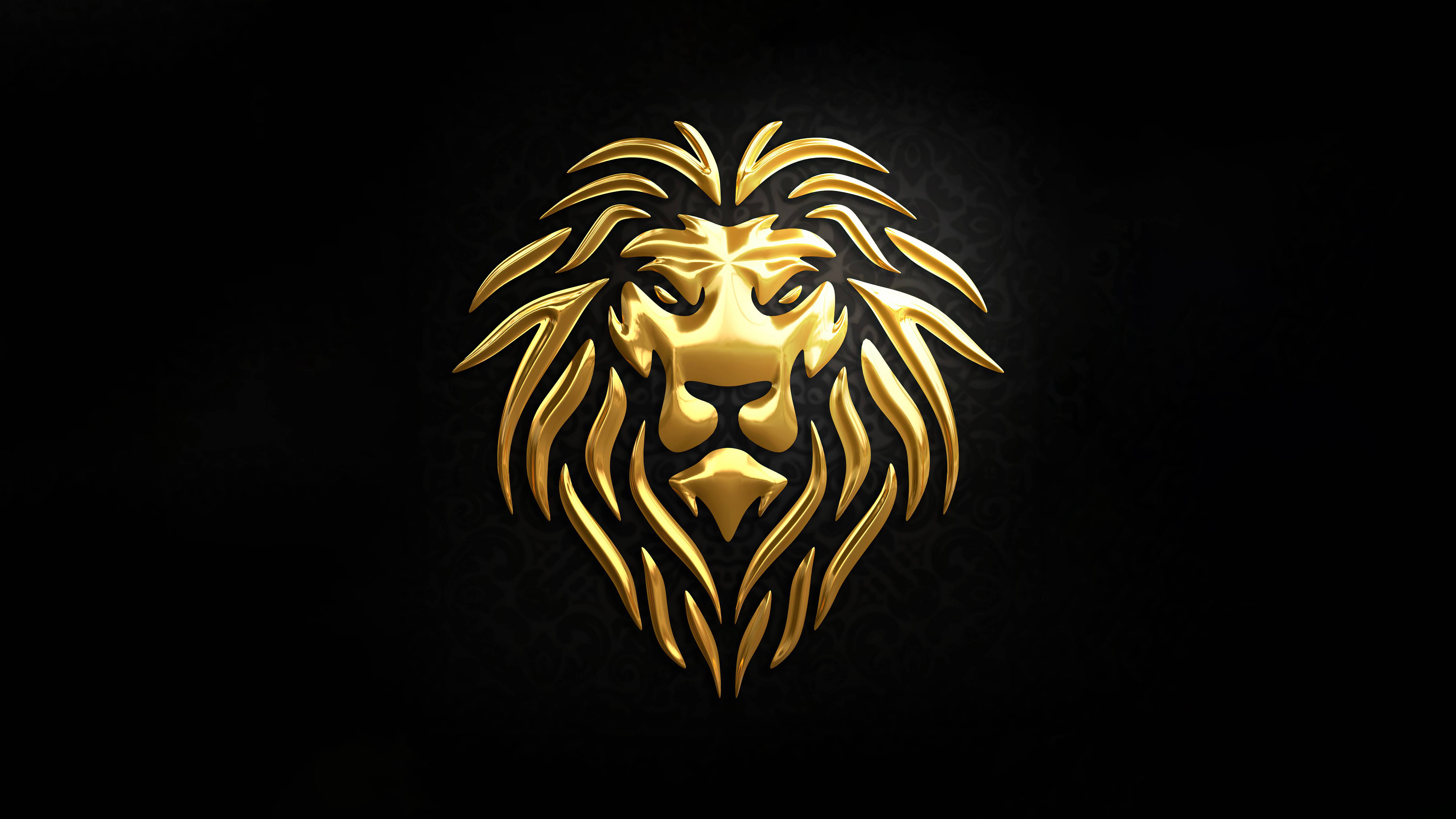 5120x2880 Gold Lion, HD Artist, 4k Wallpaper, Image, Background, Photo and Picture