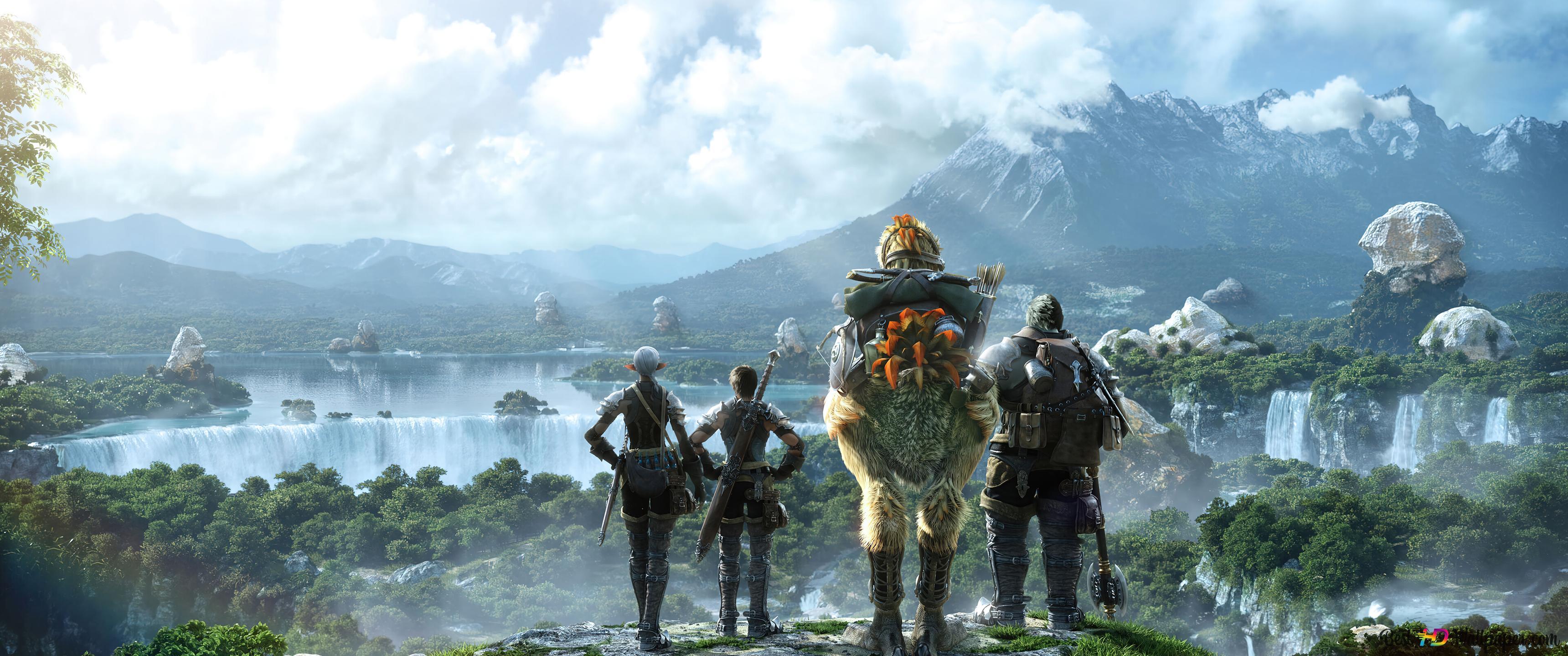 3440x1440 Game World Fantasy XIV Online [Video Game] 4K wallpaper download