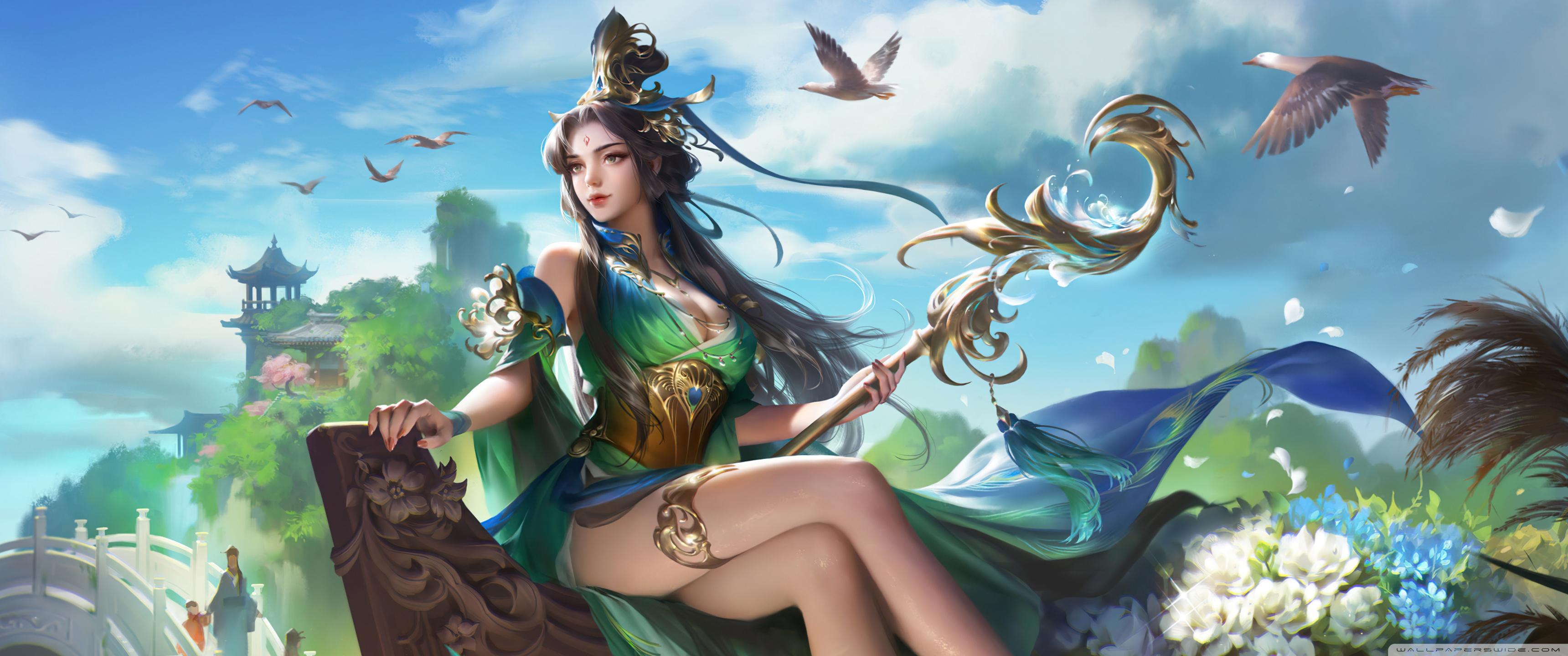 3440x1440 Anime Art Fantasy Ultra HD Desktop Background Wallpaper for : Widescreen & UltraWide Desktop & Laptop : Multi Display, Dual Monitor : Tablet