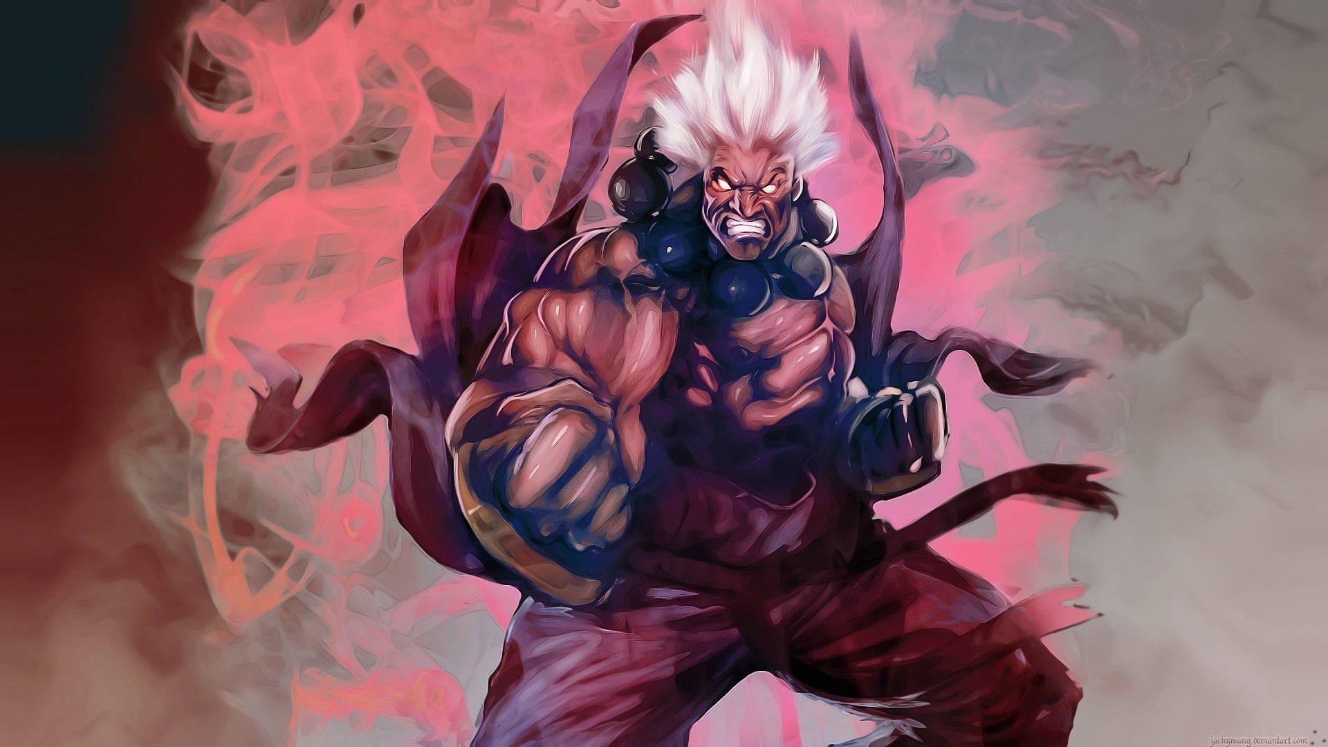 1920x1080 Download Street Fighter Enraged Beast Oni Akuma Wallpaper