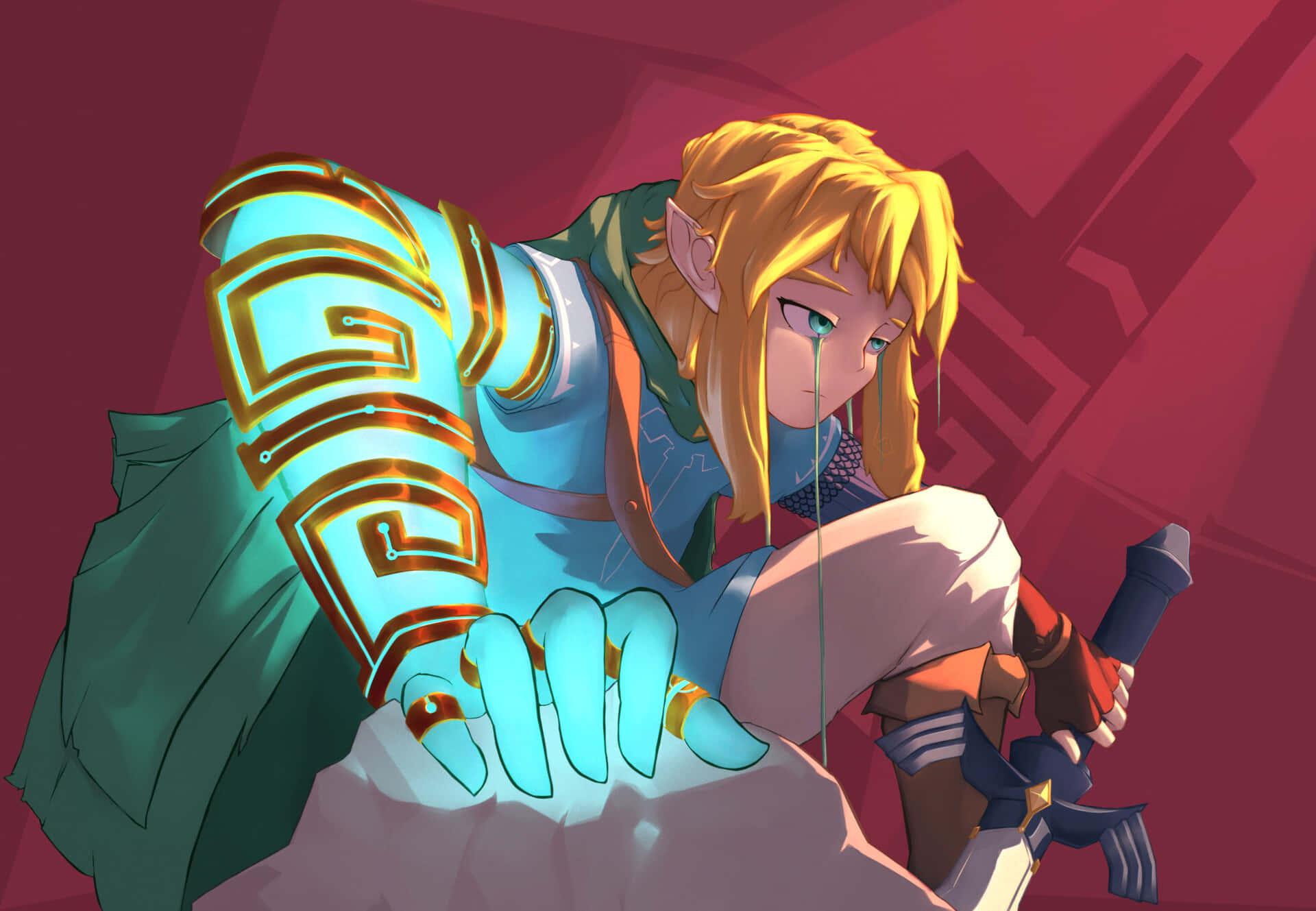 1920x1329 Download Unite with Link and experience the adventure of a lifetime in The Legend Of Zelda: Tears Of The Kingdom Wallpaper