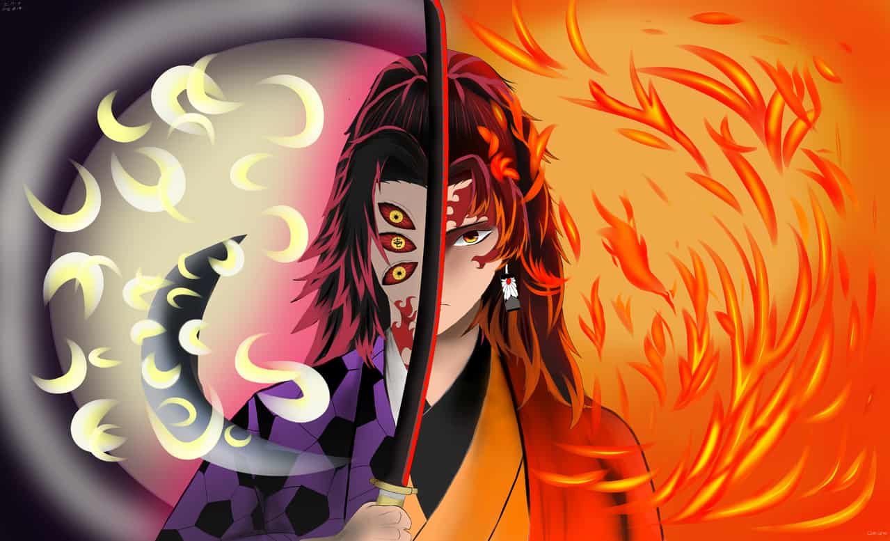 1279x777 Yoriichi Demon Slayer Wallpaper