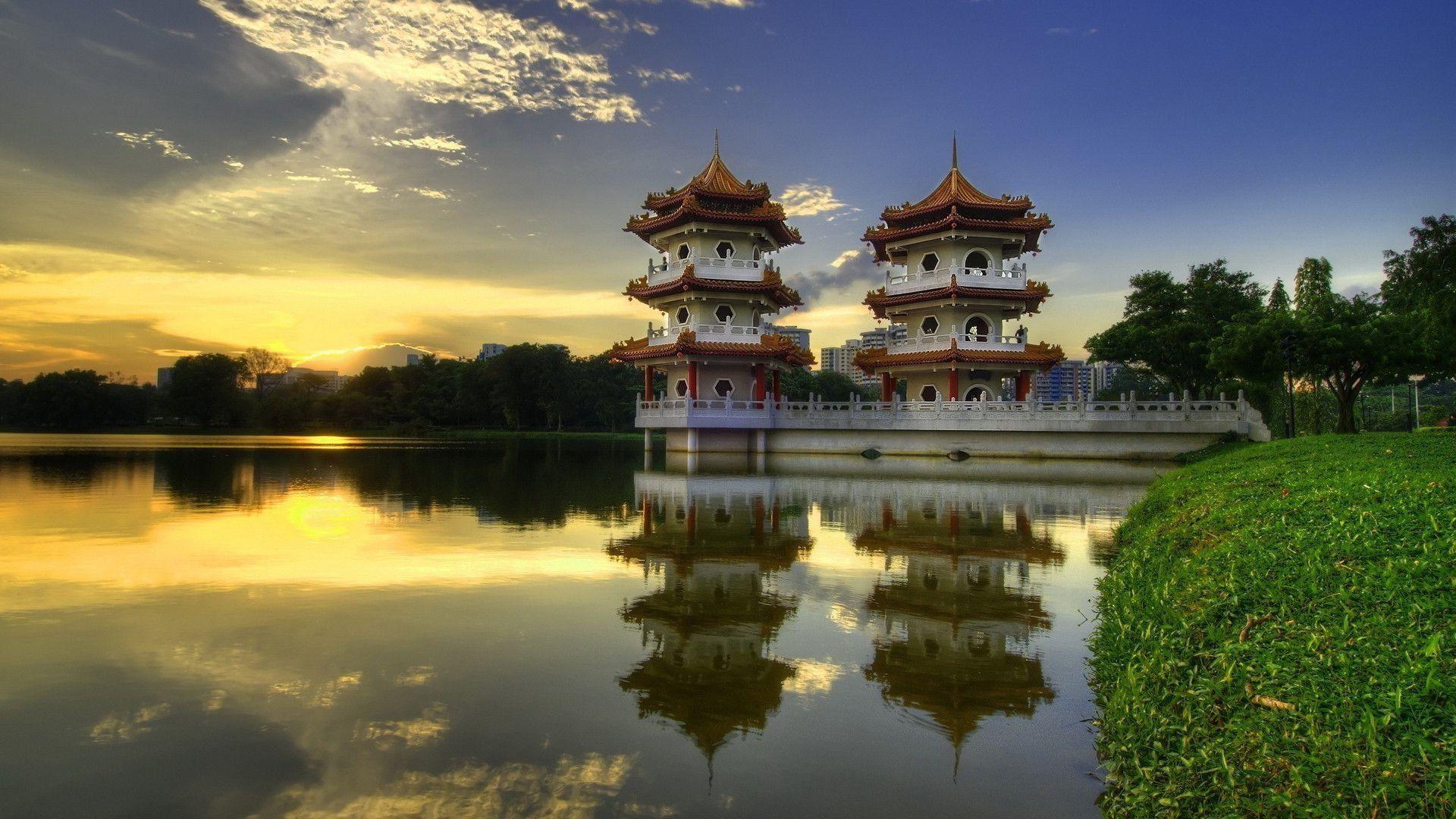 Chinese Pagoda Wallpapers - Top Free Chinese Pagoda Backgrounds ...
