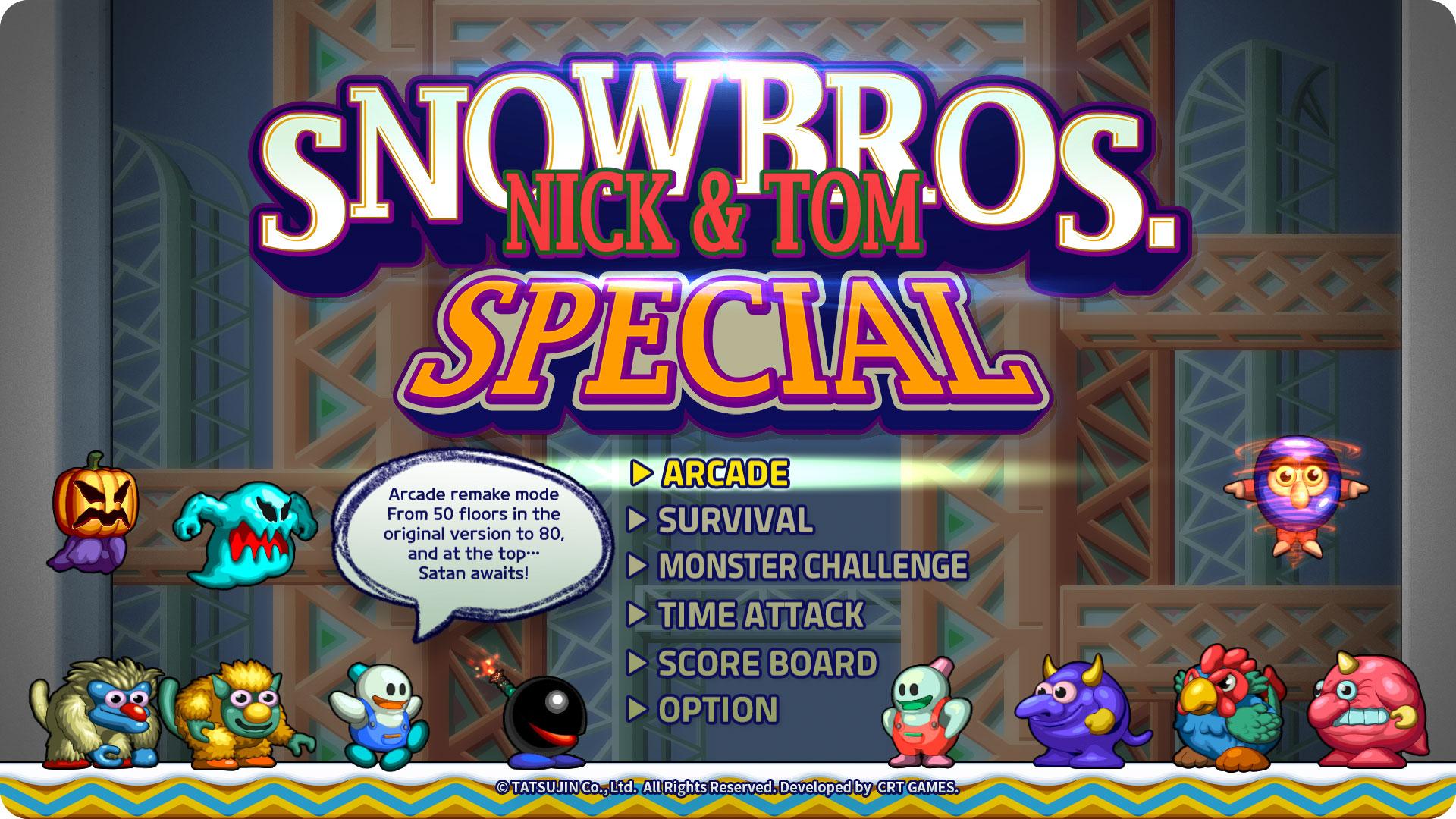 1920x1080 90s Arcade Game Snow Bros. Gets A Revival On Nintendo Switch
