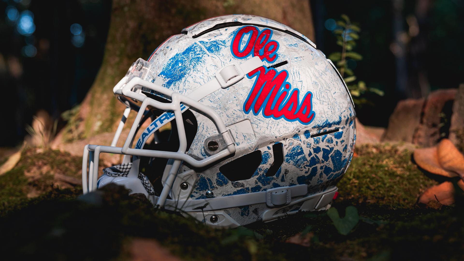 1920x1080 Ole Miss, Realtree Partner on Football Helmet, Exclusive Gear Miss Athletics
