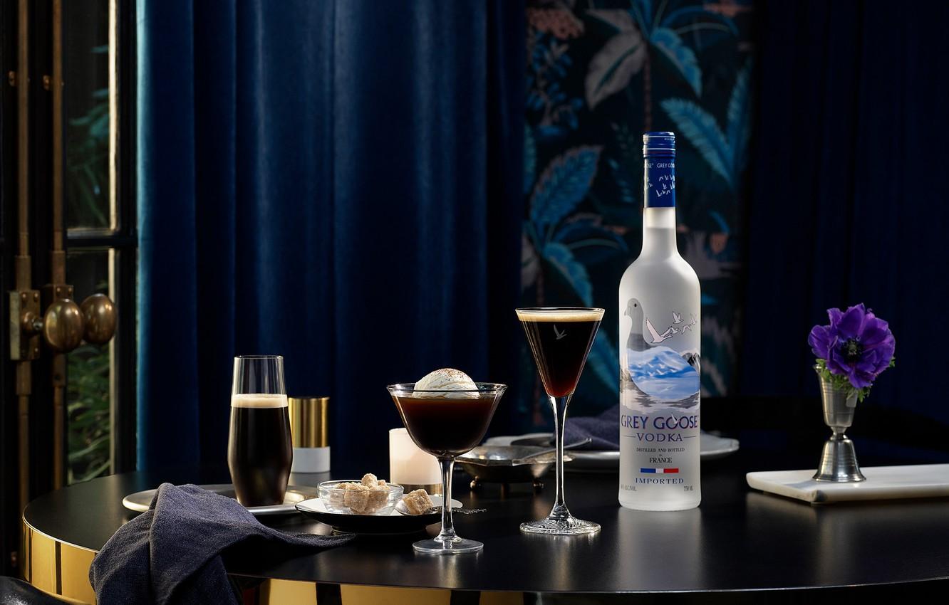 1332x850 Wallpaper table, dishes, drink, appetizer, Grey Goose Victoriously image for desktop, section еда