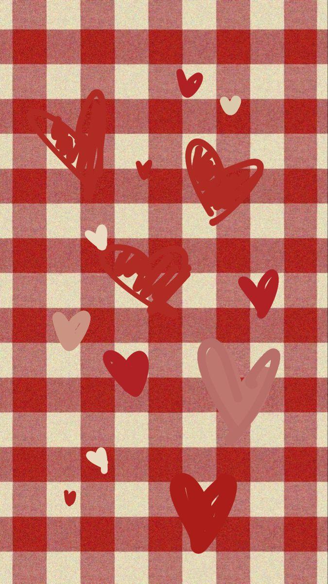 675x1200 Red Coquette Aesthetic Wallpaper