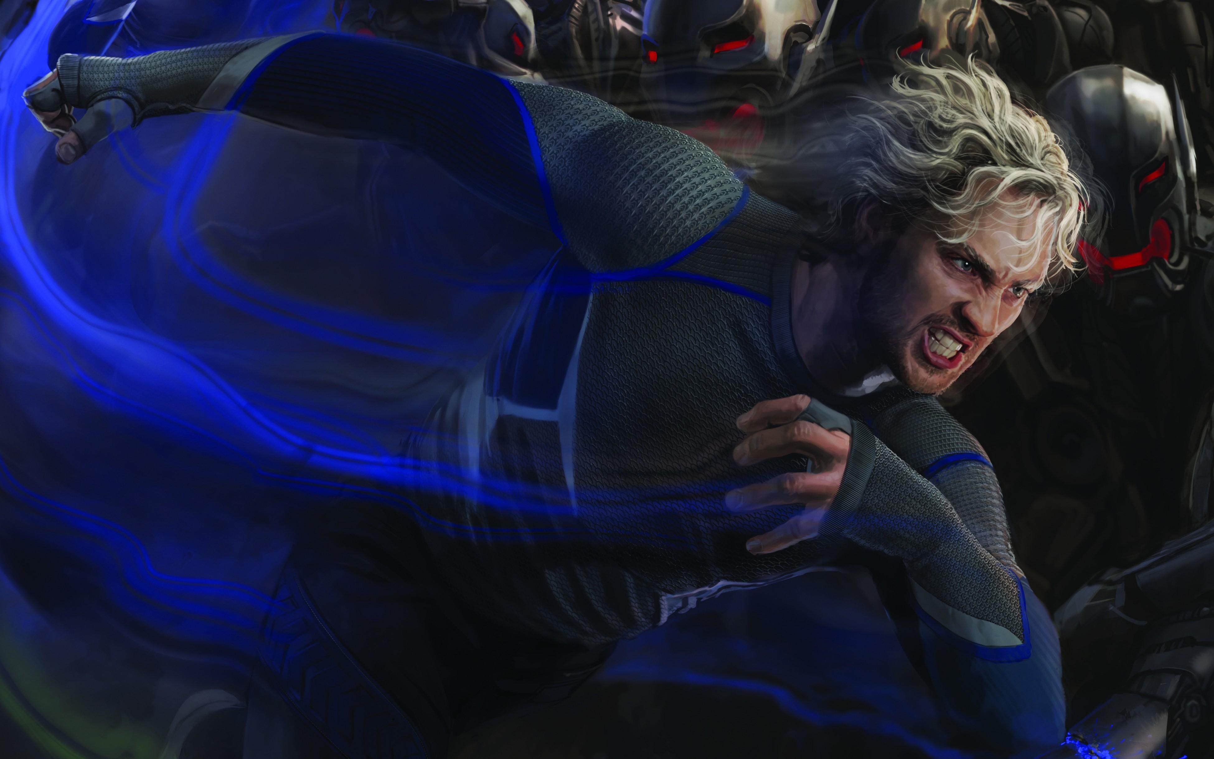 3900x2438 4K, Aaron Taylor Johnson, Pietro Maximoff, Quicksilver, Avengers: Age Of Ultron Gallery HD Wallpaper