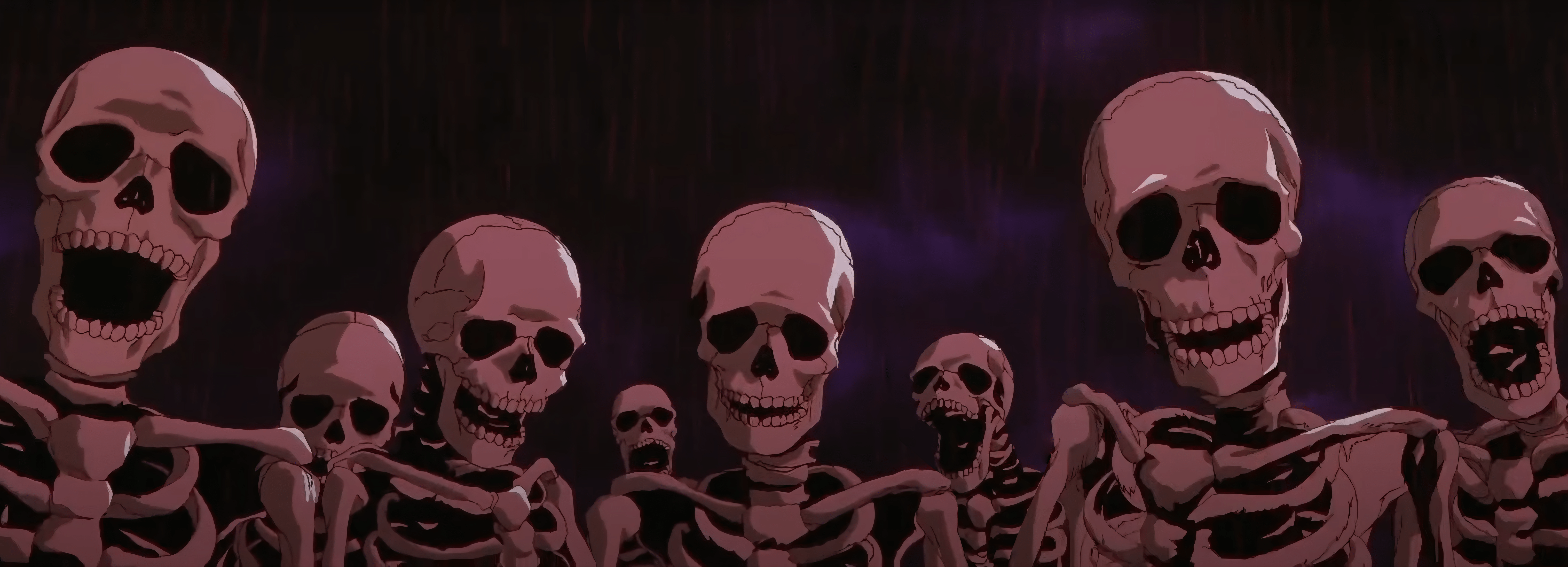 9209x3329 Berserk Skeletons Wallpaper