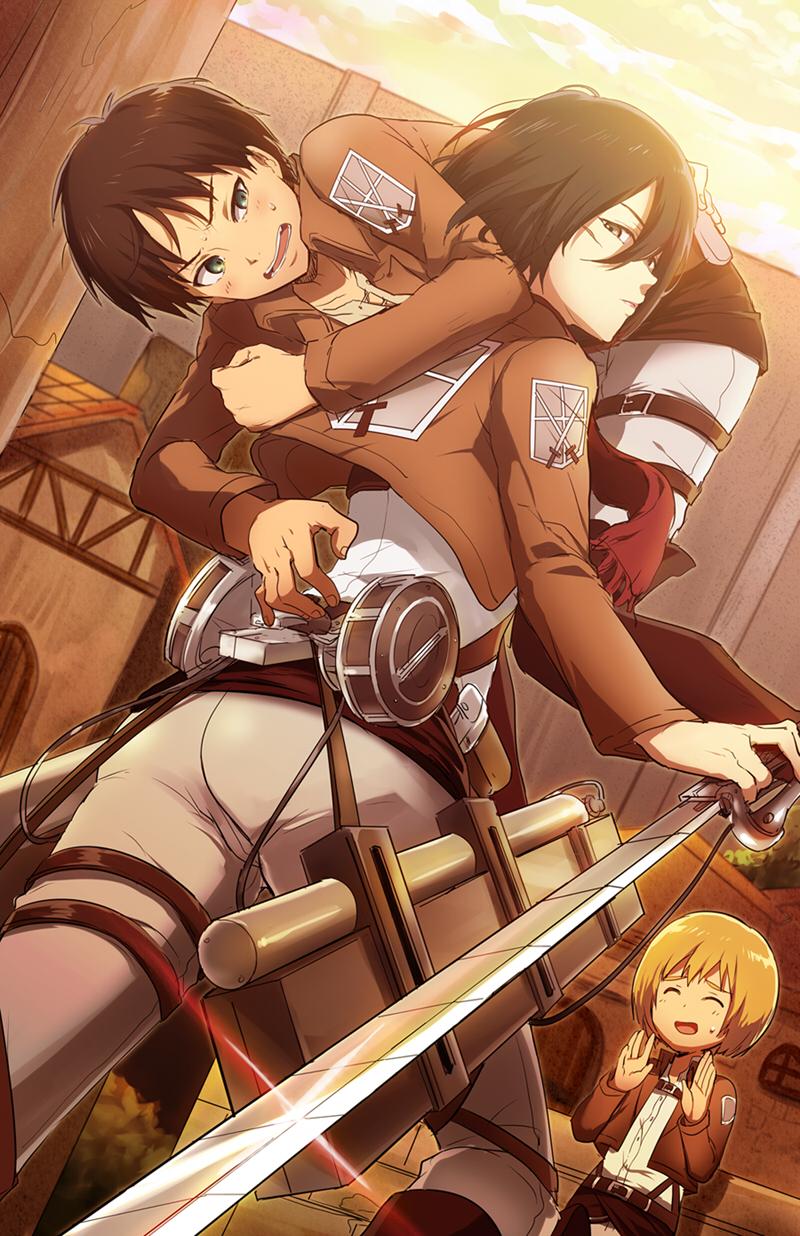 800x1236 Attack on Titan Mobile Wallpaper by KL Anime Image Board