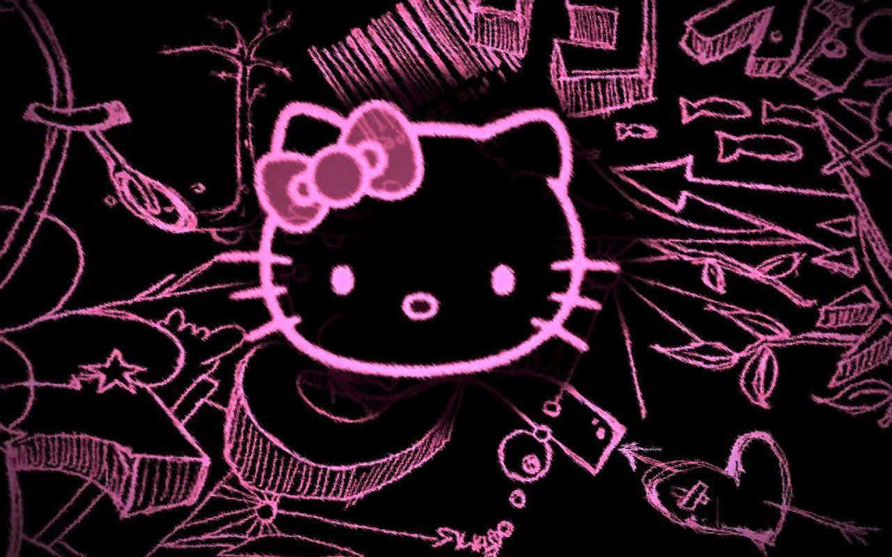 Goth Hello Kitty Wallpapers Top Free Goth Hello Kitty Backgrounds Wallpaperaccess 