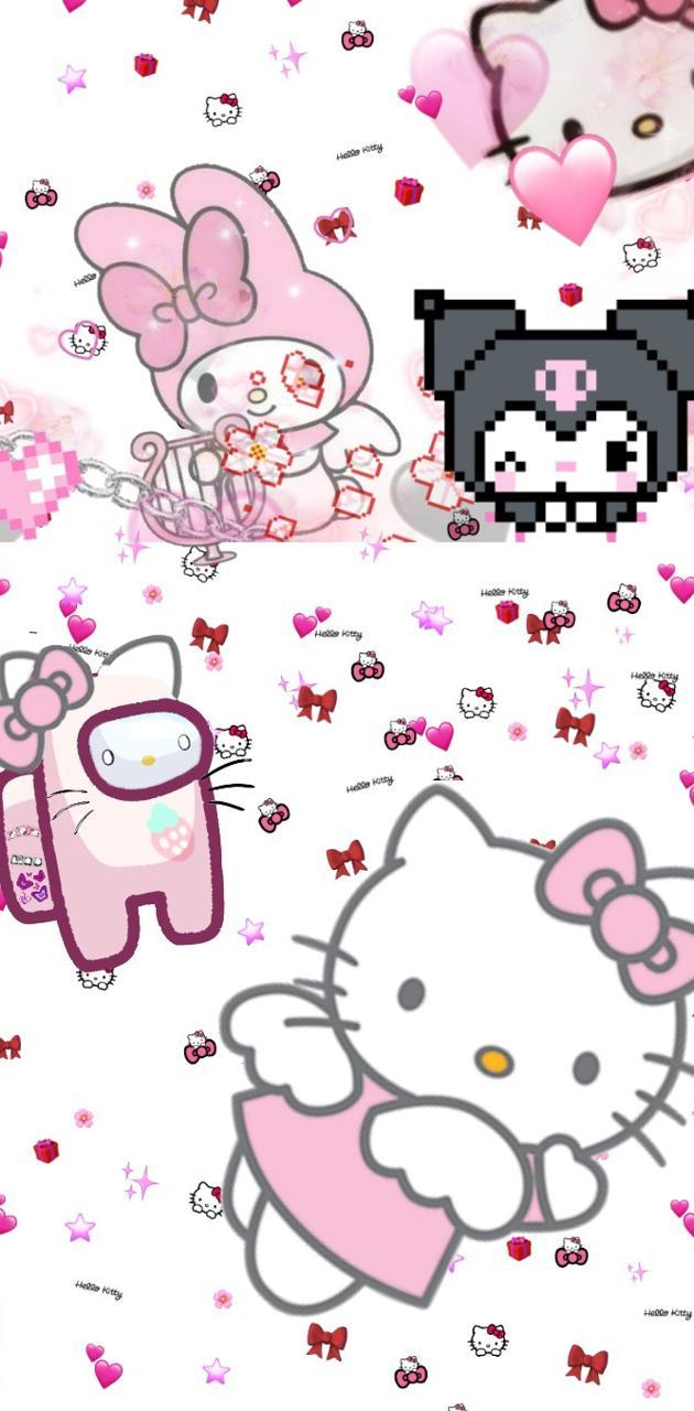 Goth Hello Kitty Wallpapers Top Free Goth Hello Kitty Backgrounds Wallpaperaccess 