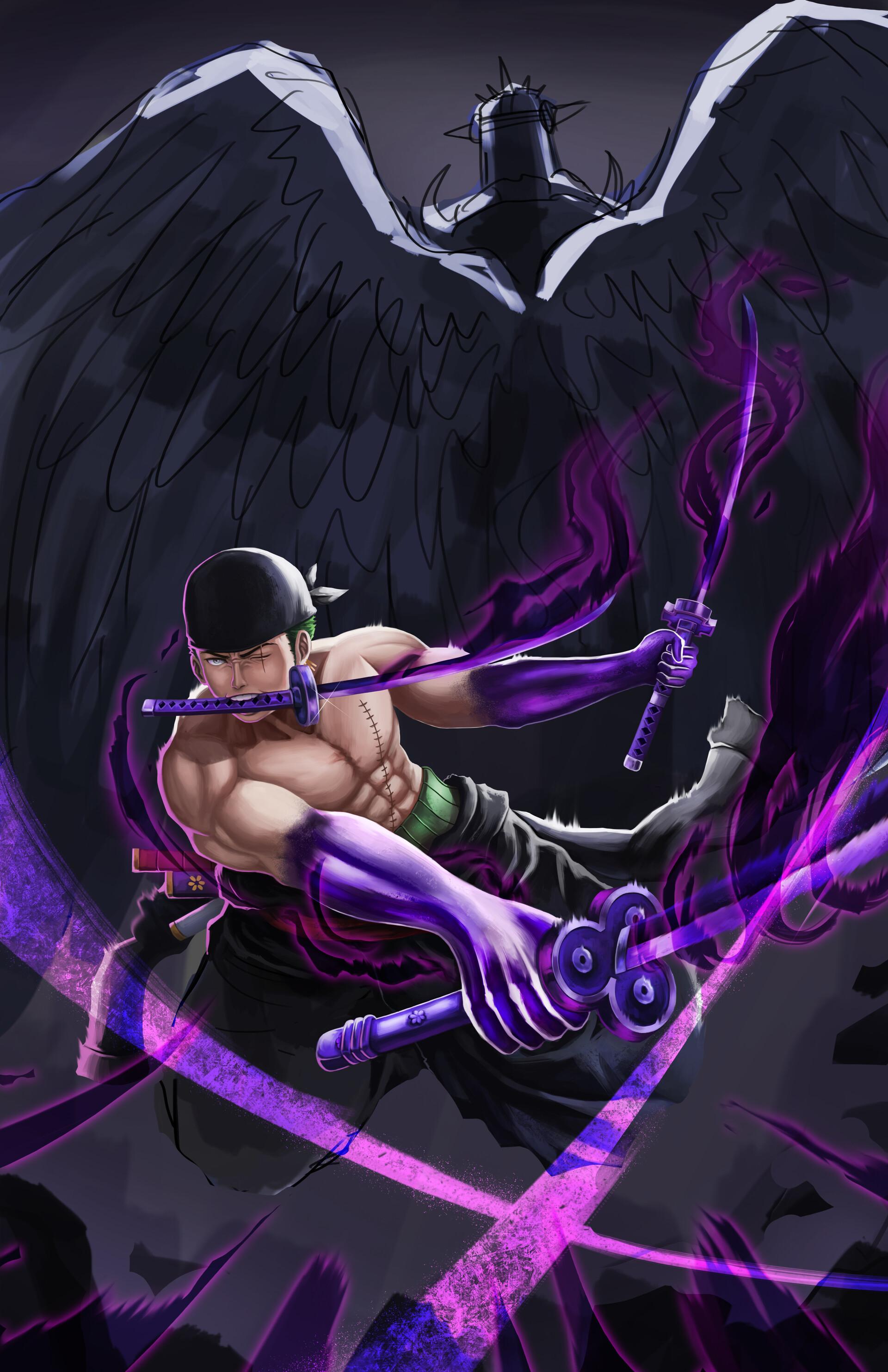 1920x2967 Pirate Hunter Roronoa Zoro