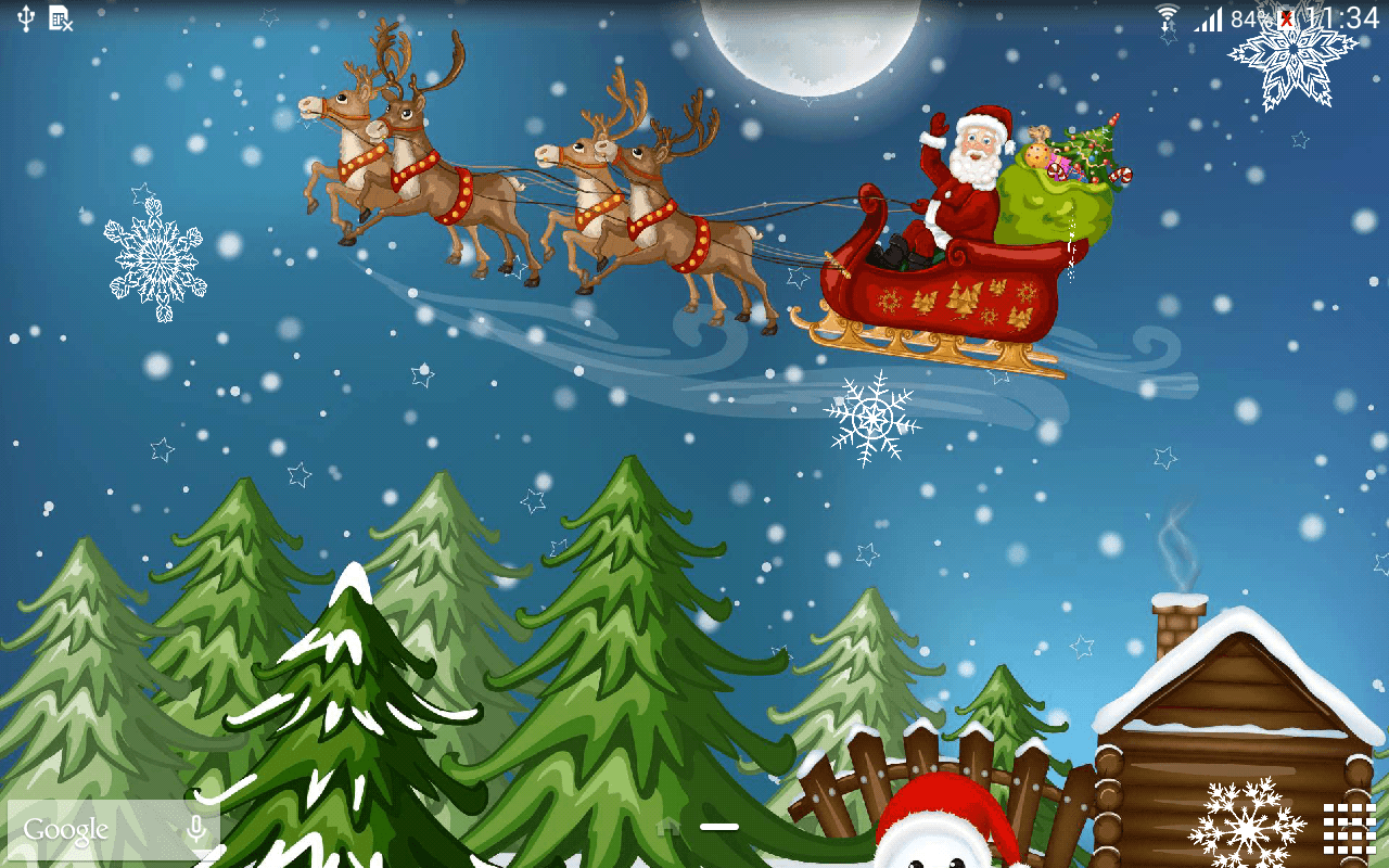 Christmas live wallpaper for Android Christmas free download for tablet  and phone
