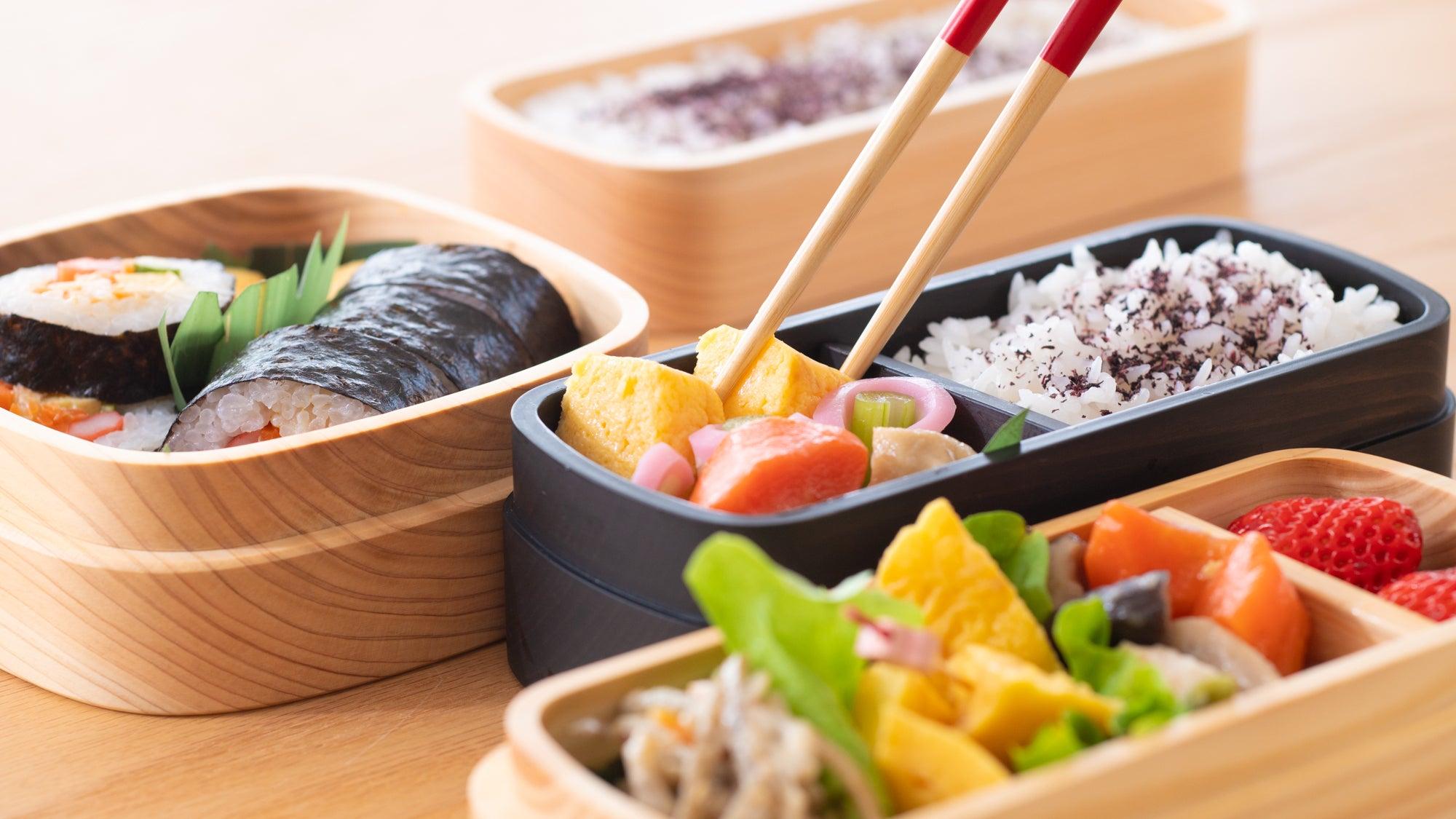 2000x1125 Nature's Gift in a Bento Box. MUSUBI KILN. Handmade Japanese Tableware & Japanese Dinnerware