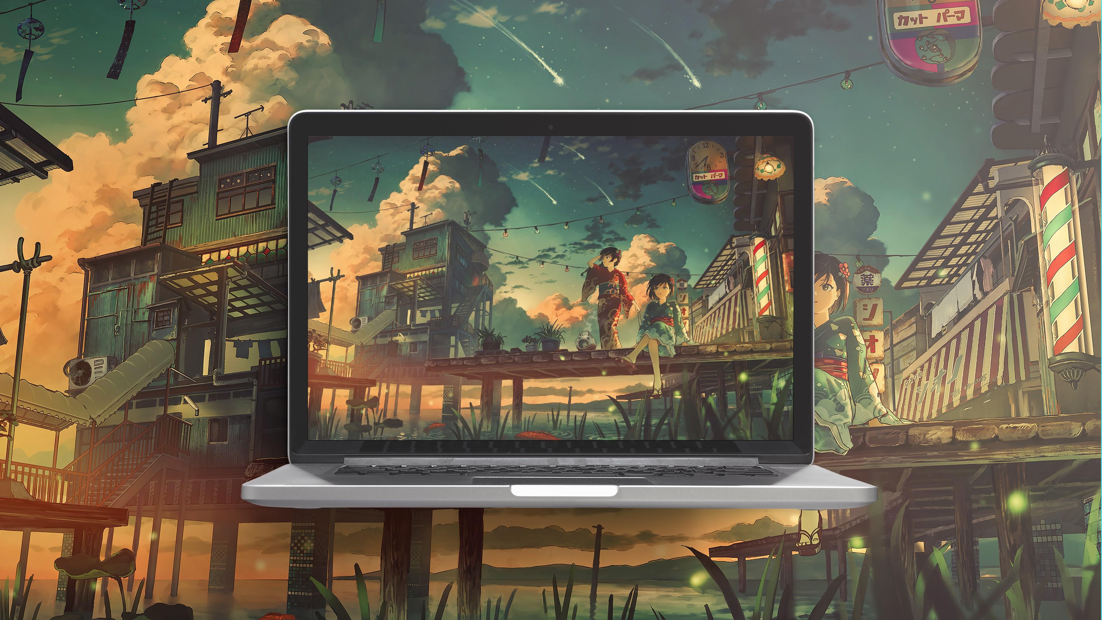 3840x2160 PC WALLPAPER 4K ANIME GIRL KIMONO