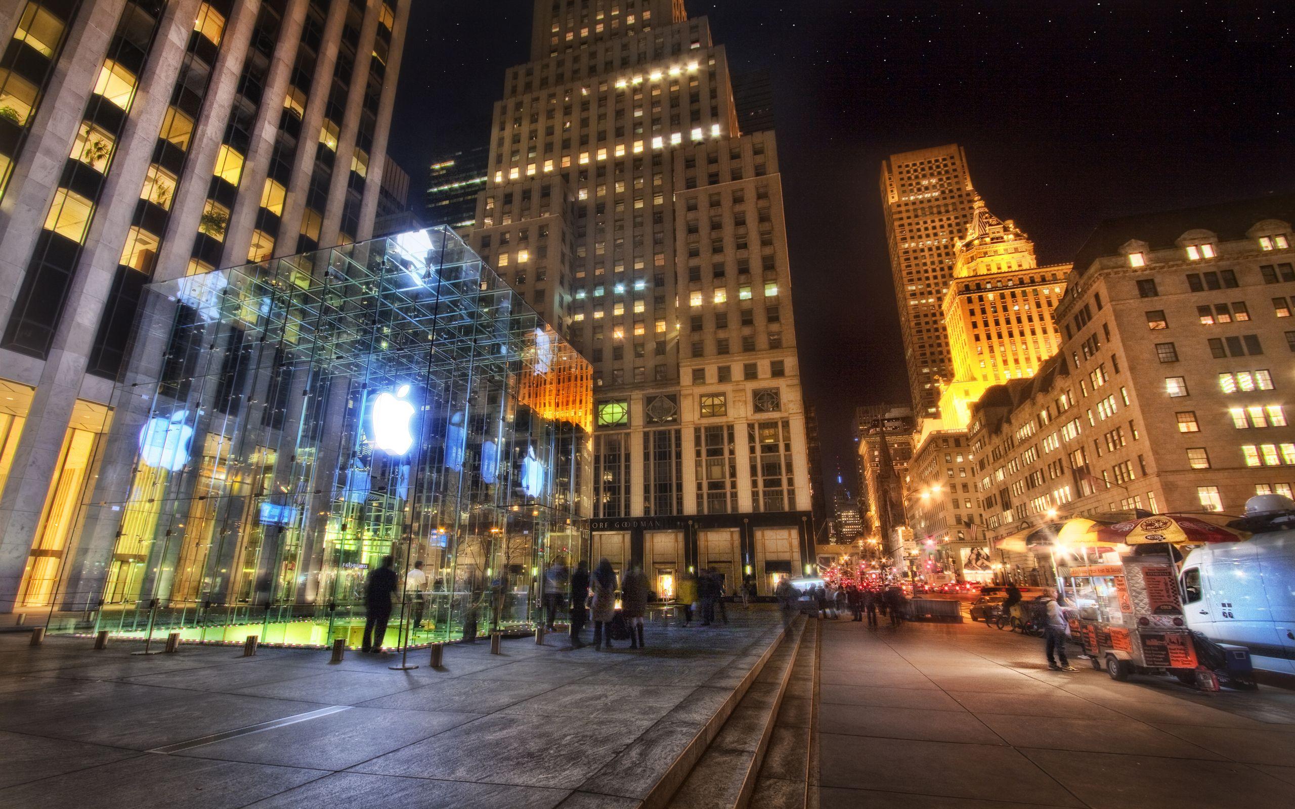 2560x1600 Fifth avenue. New york attractions, Nyc at night, City wallpaper
