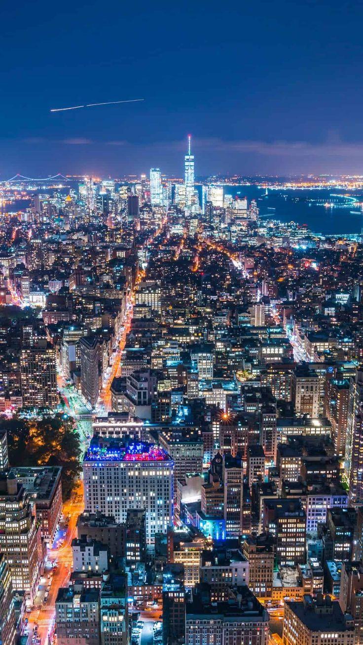 736x1308 New York Skyline Wallpaper for iPhone. New york wallpaper, City wallpaper, Beautiful landscape wallpaper