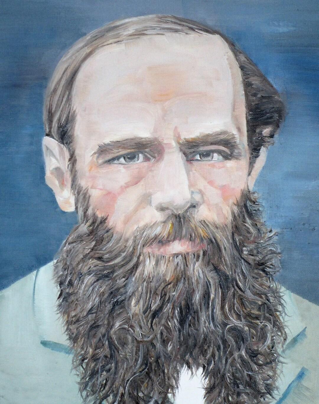 1080x1369 FYODOR DOSTOEVSKY Oil Portrait POSTER Various Sizes Hong Kong