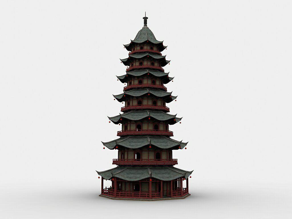 1024x768 Pagodas. Chinese pagoda, Chinese