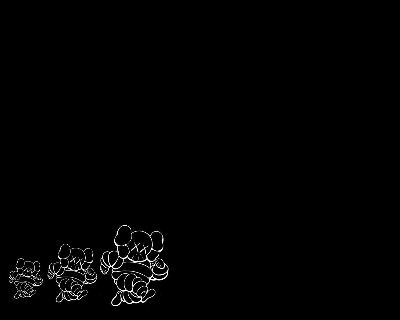 1280x1024 f*ck yea KAWS
