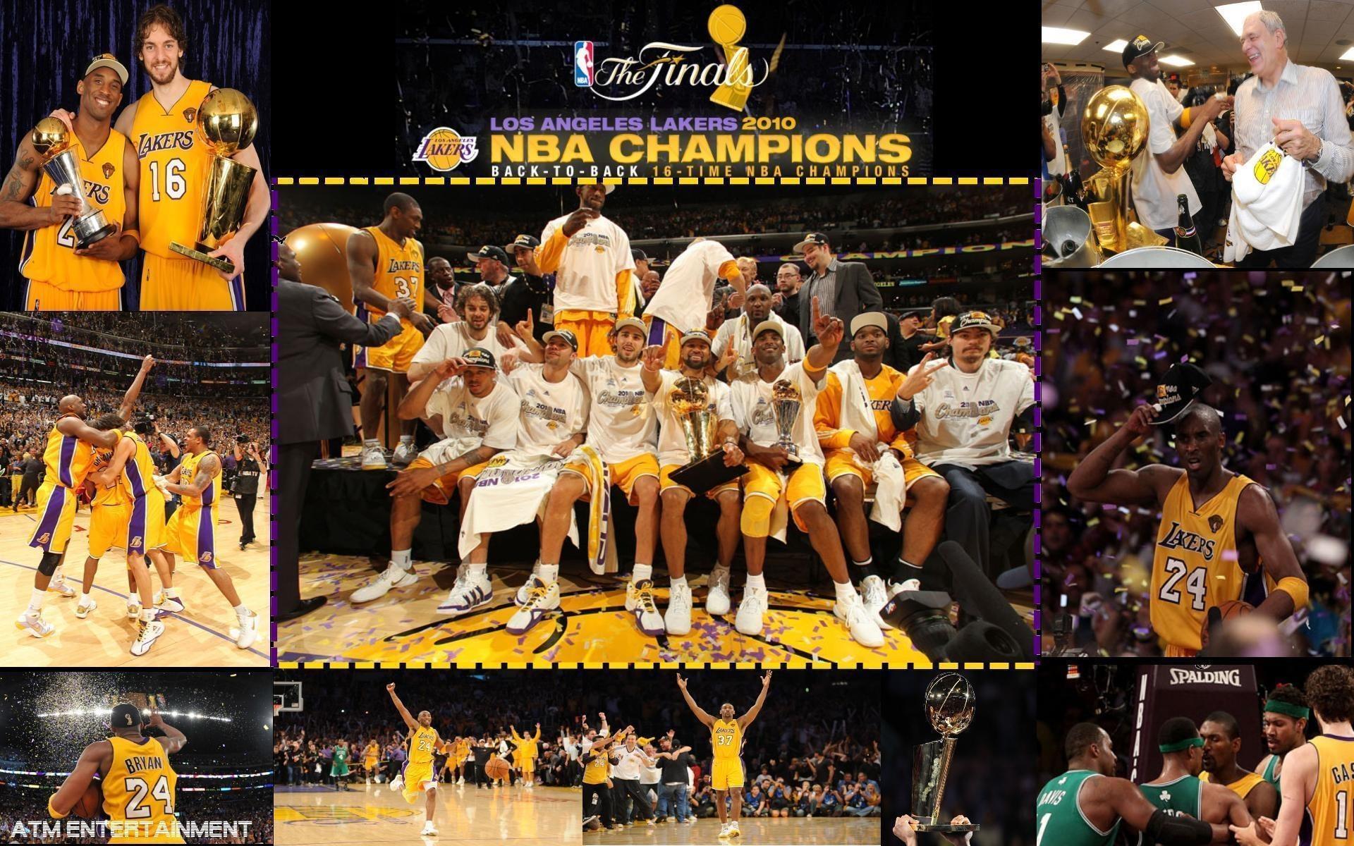 1920x1200 Lakers Championship Wallpaper