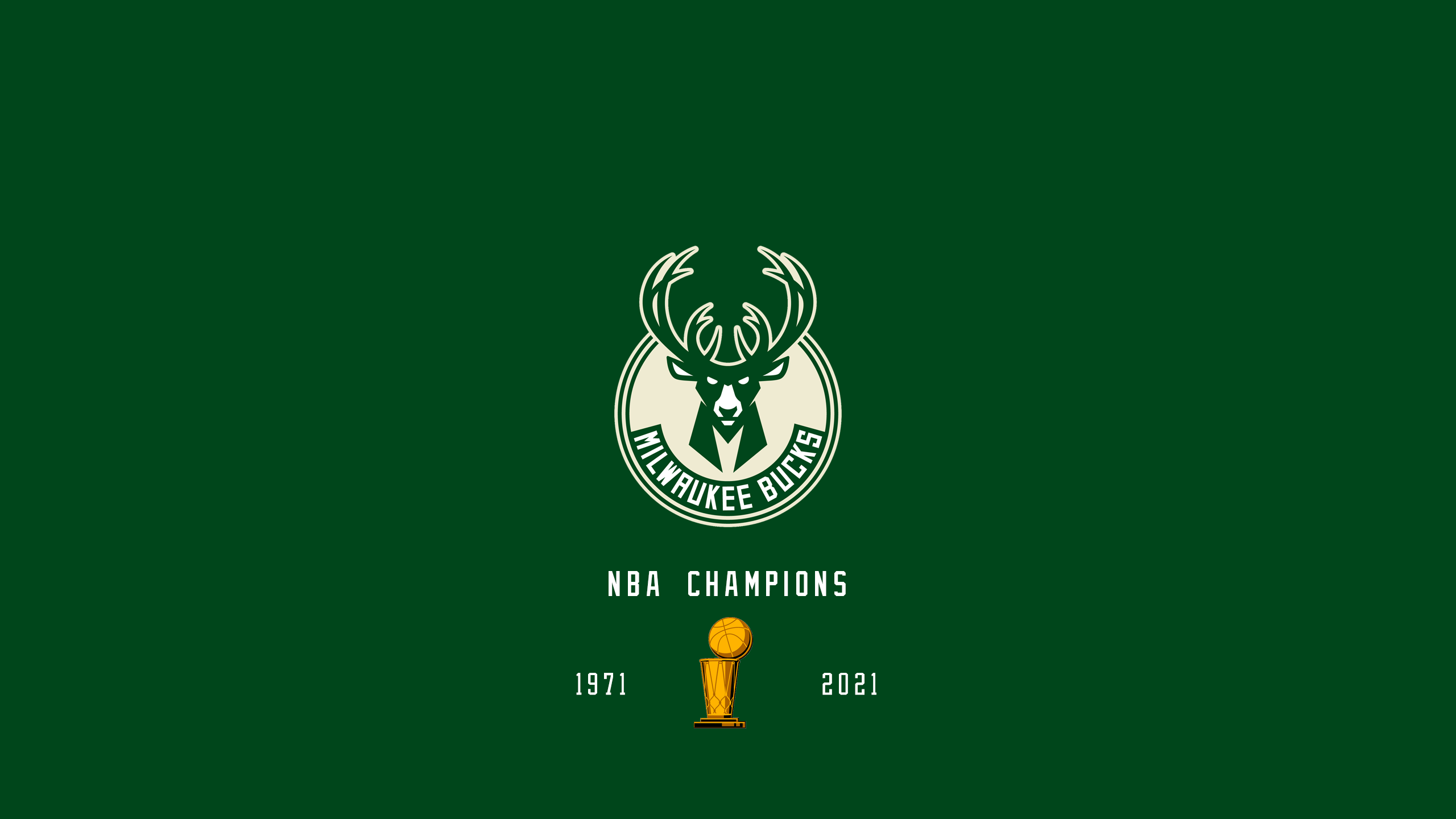 2560x1440 Milwaukee Bucks Champs. Stephen Clark (sgclark.com)