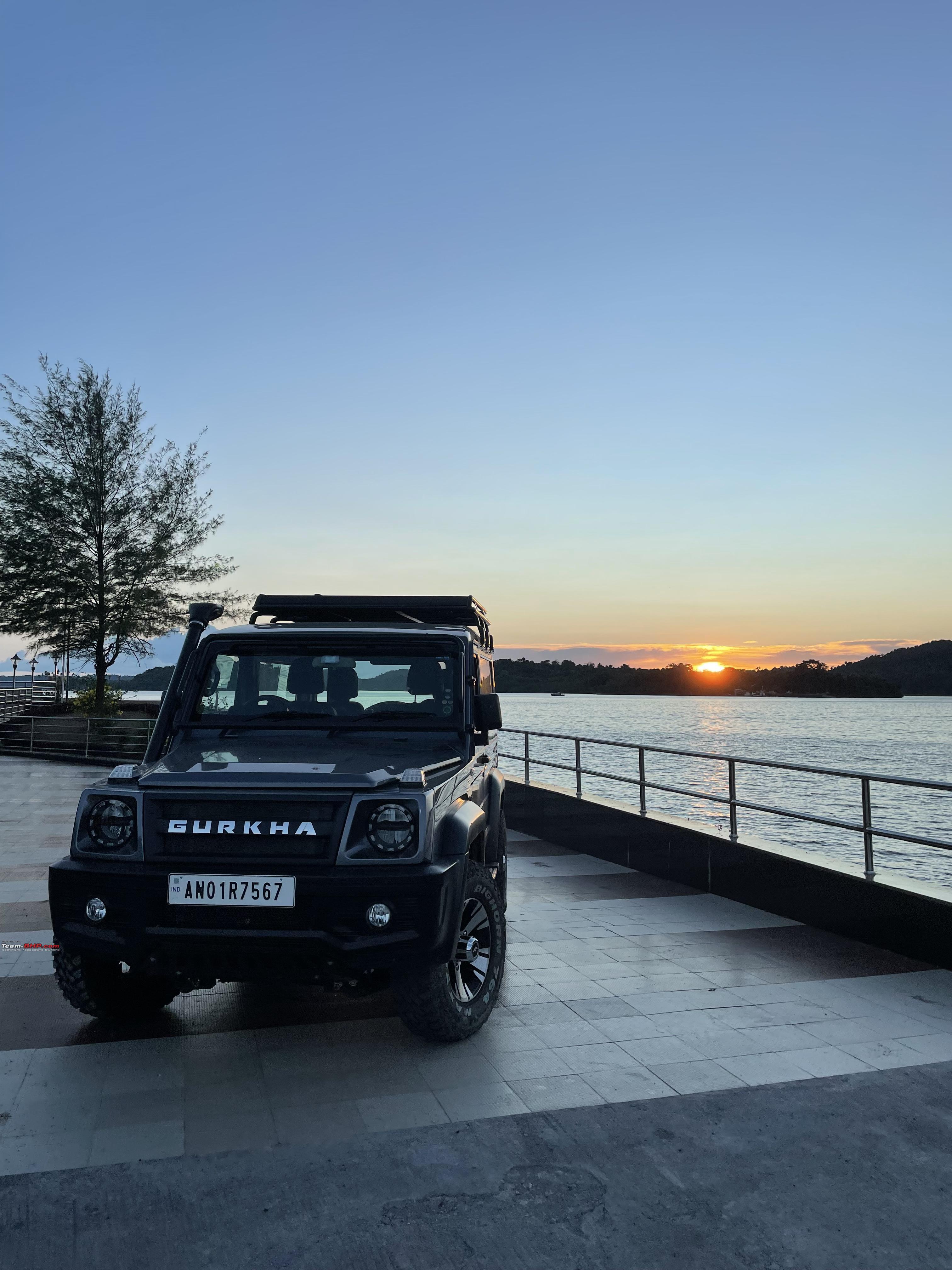 3024x4032 The Island Gurkha. My 2021 Grey Force Gurkha 4x4 in the Andamans