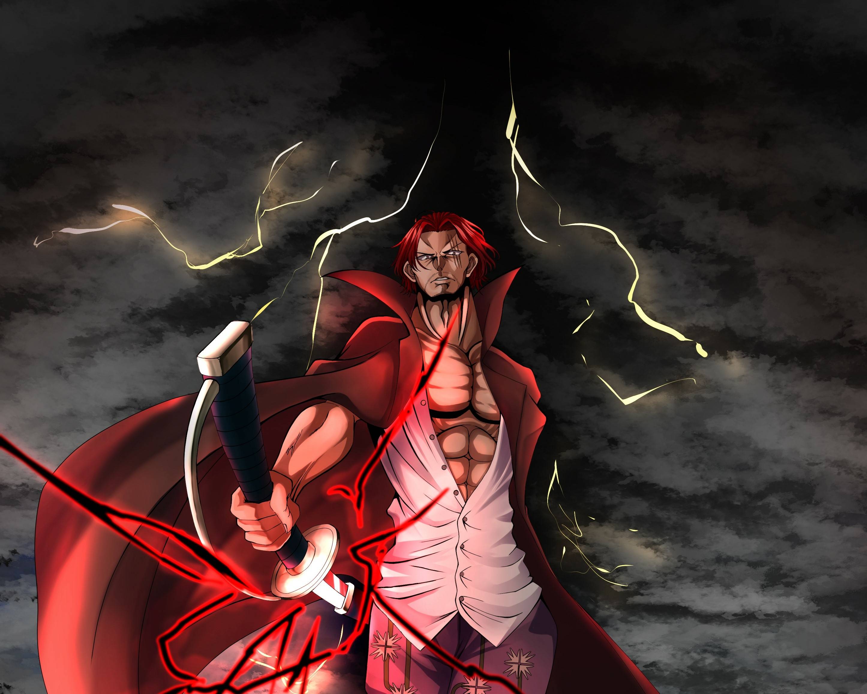 2891x2312 Anime One Piece HD Cool Shanks Art Wallpaper, HD Anime 4K Wallpaper, Image and Background