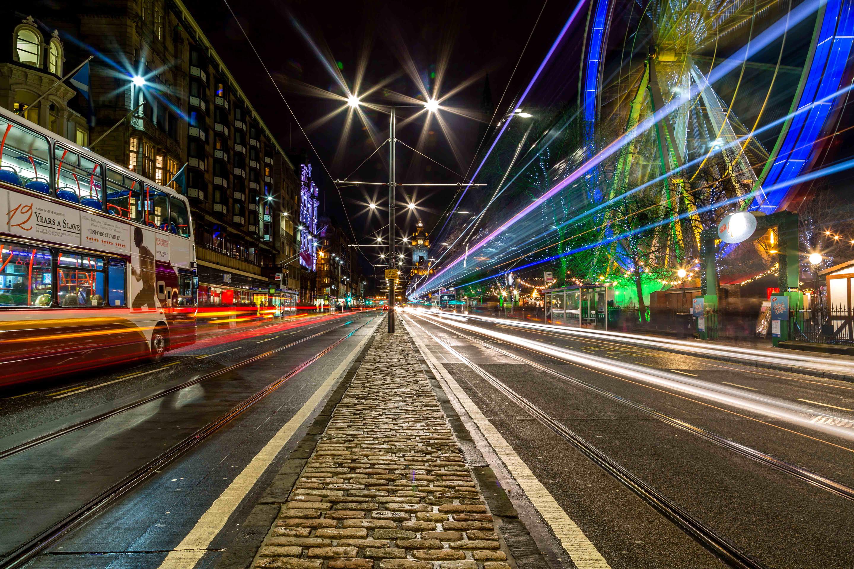 2880x1920 Wallpaper Cars on Road During Night Time, Background Free Image