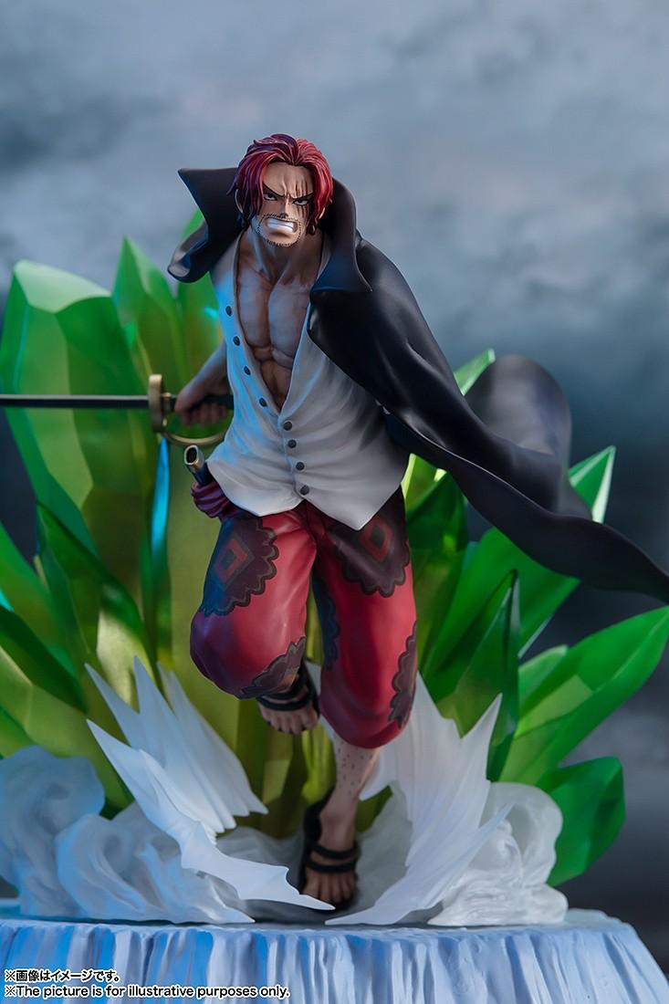 733x1100 Bandai Figuarts Zero One Piece Film Red Extra Battle Shanks And Uta Figure green