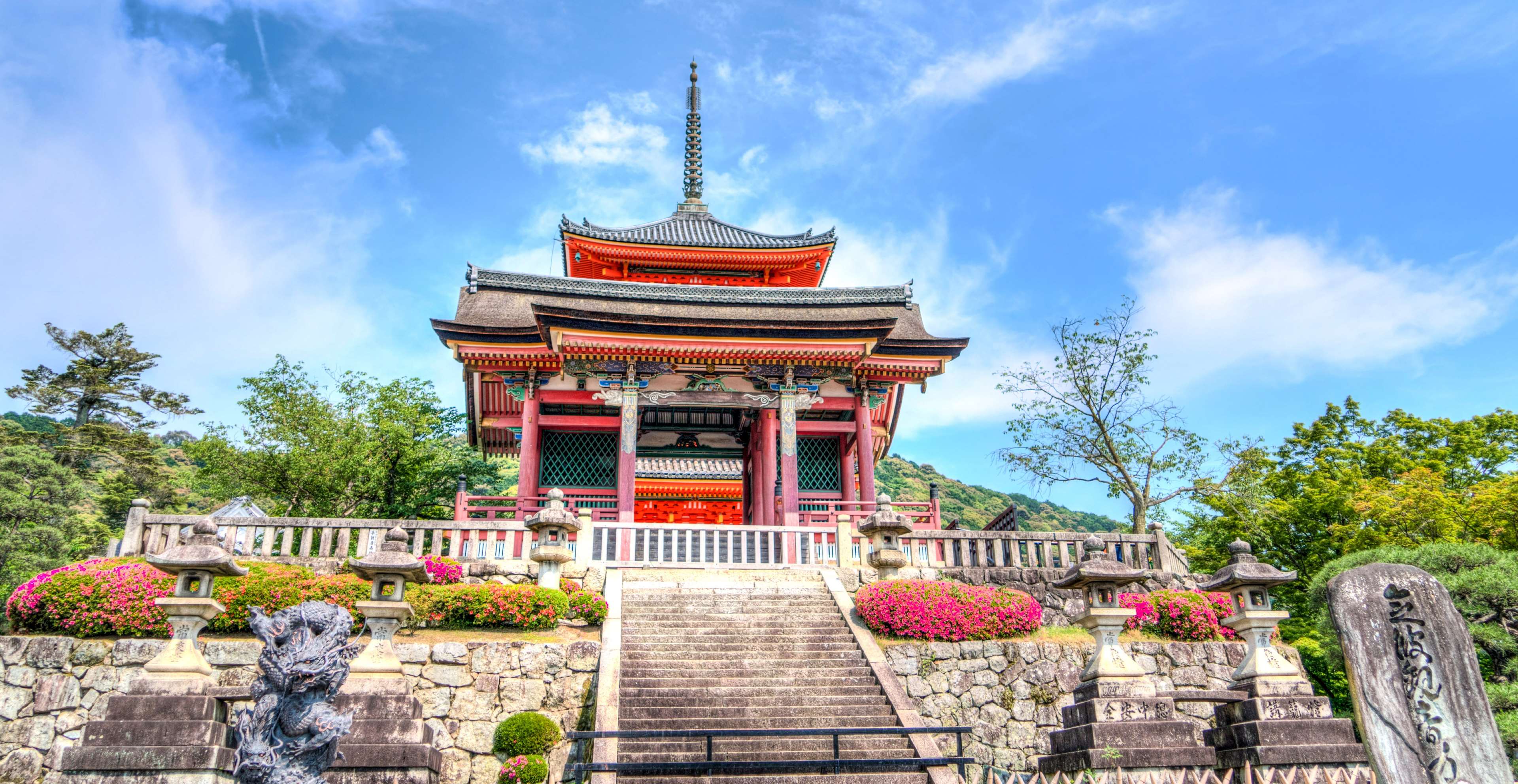 3840x1984 golden, japan, japanese culture, kyoto, landscape, nature