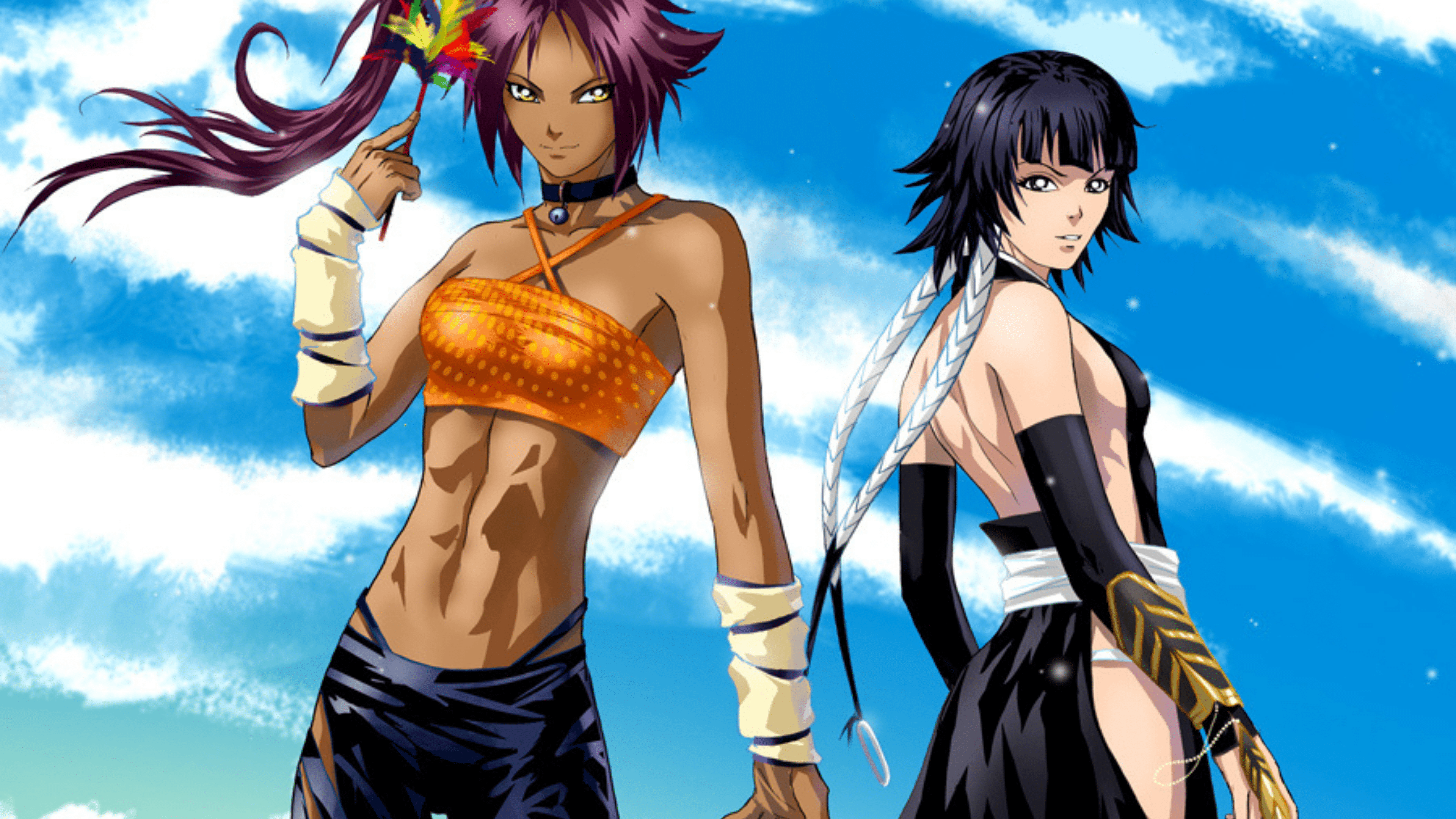 3840x2160 yoruichi and soifon