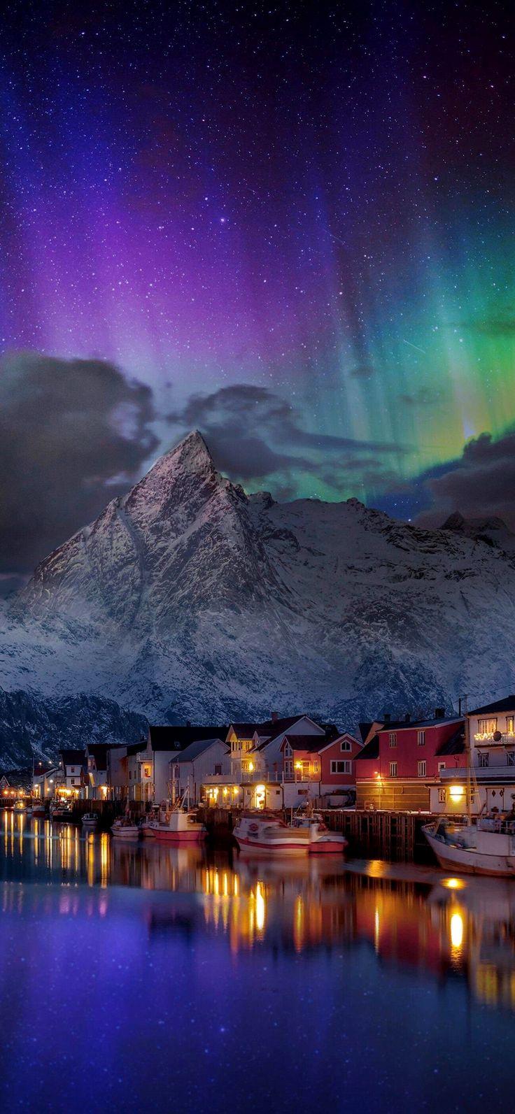 736x1593 Amoled Wallpaper 4K iPhone X Ideas. Northern lights norway, Northern lights, Beautiful norway