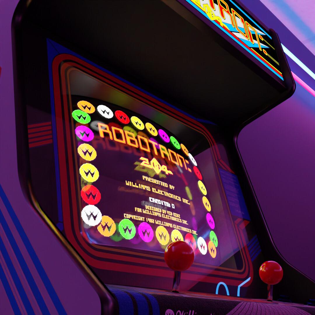 1080x1080 Robotron Arcade Game
