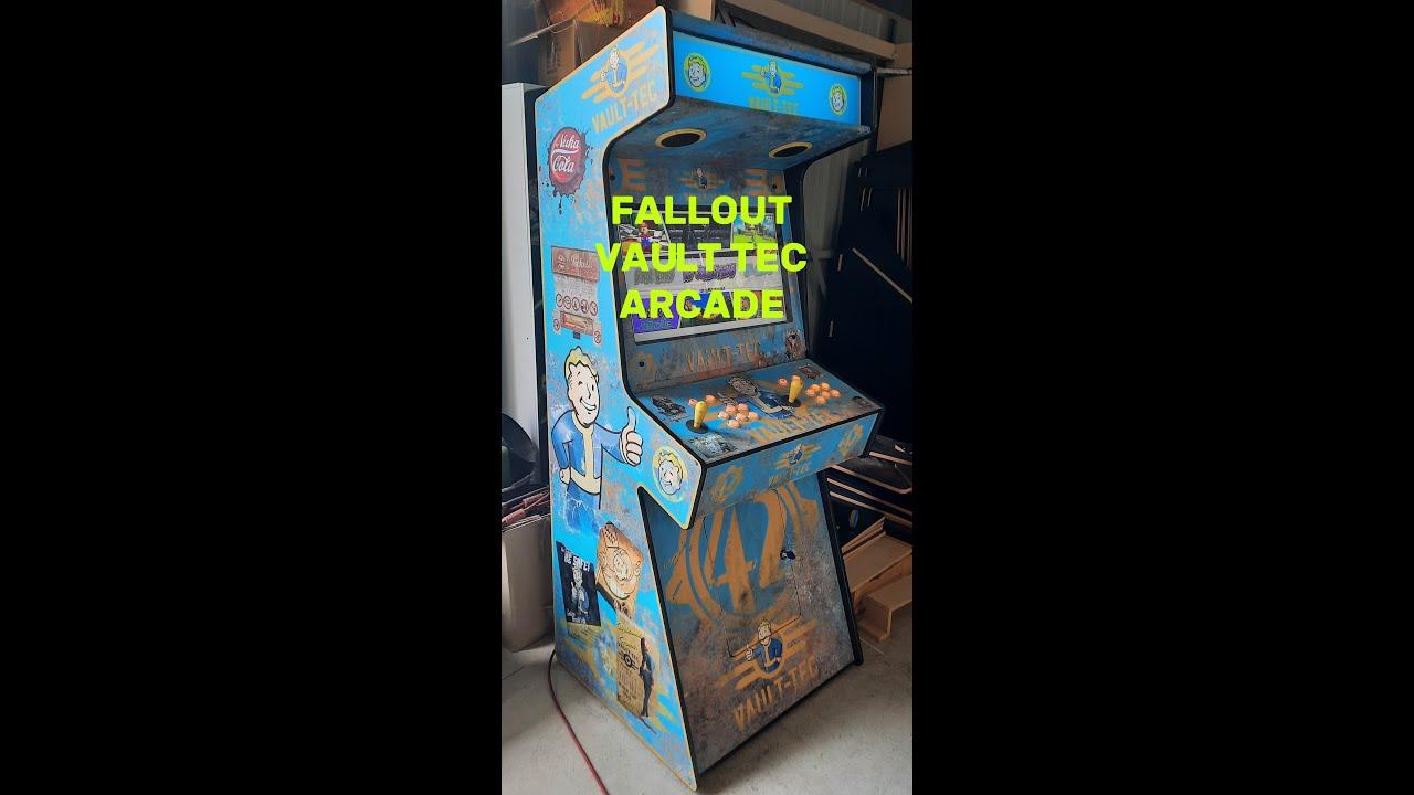 1280x720 Fallout Vault Tec Themed arcade machine