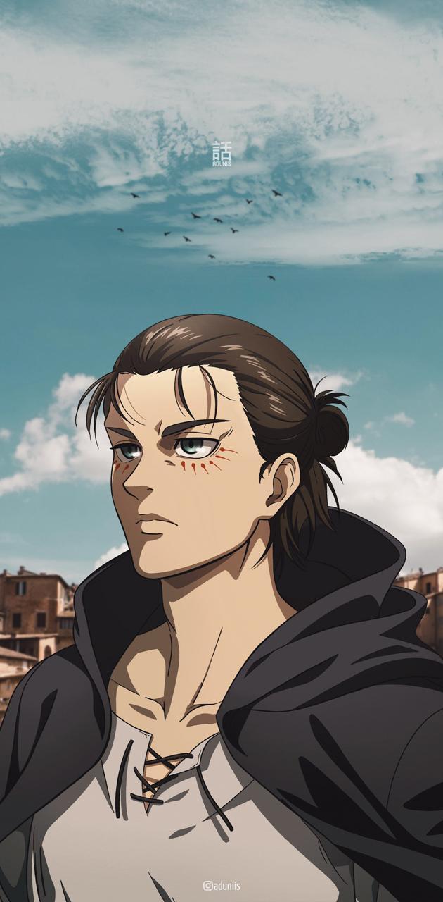630x1280 Eren Yeager wallpaper
