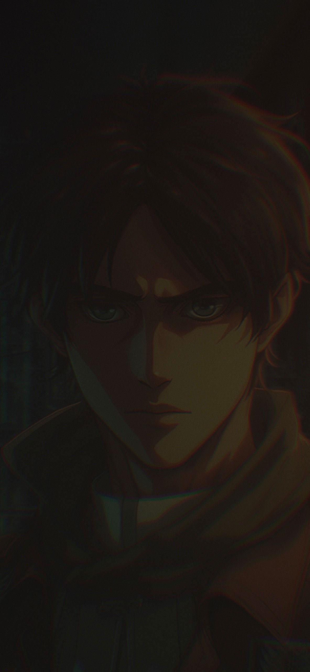 1183x2560 AOT Eren Aesthetic Wallpaper iPhone on Titan Wallpaper
