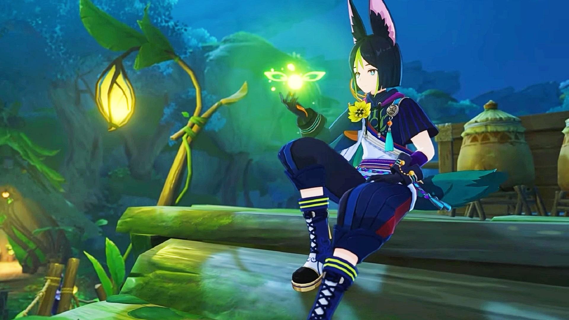 1920x1080 Genshin Impact Tighnari materials