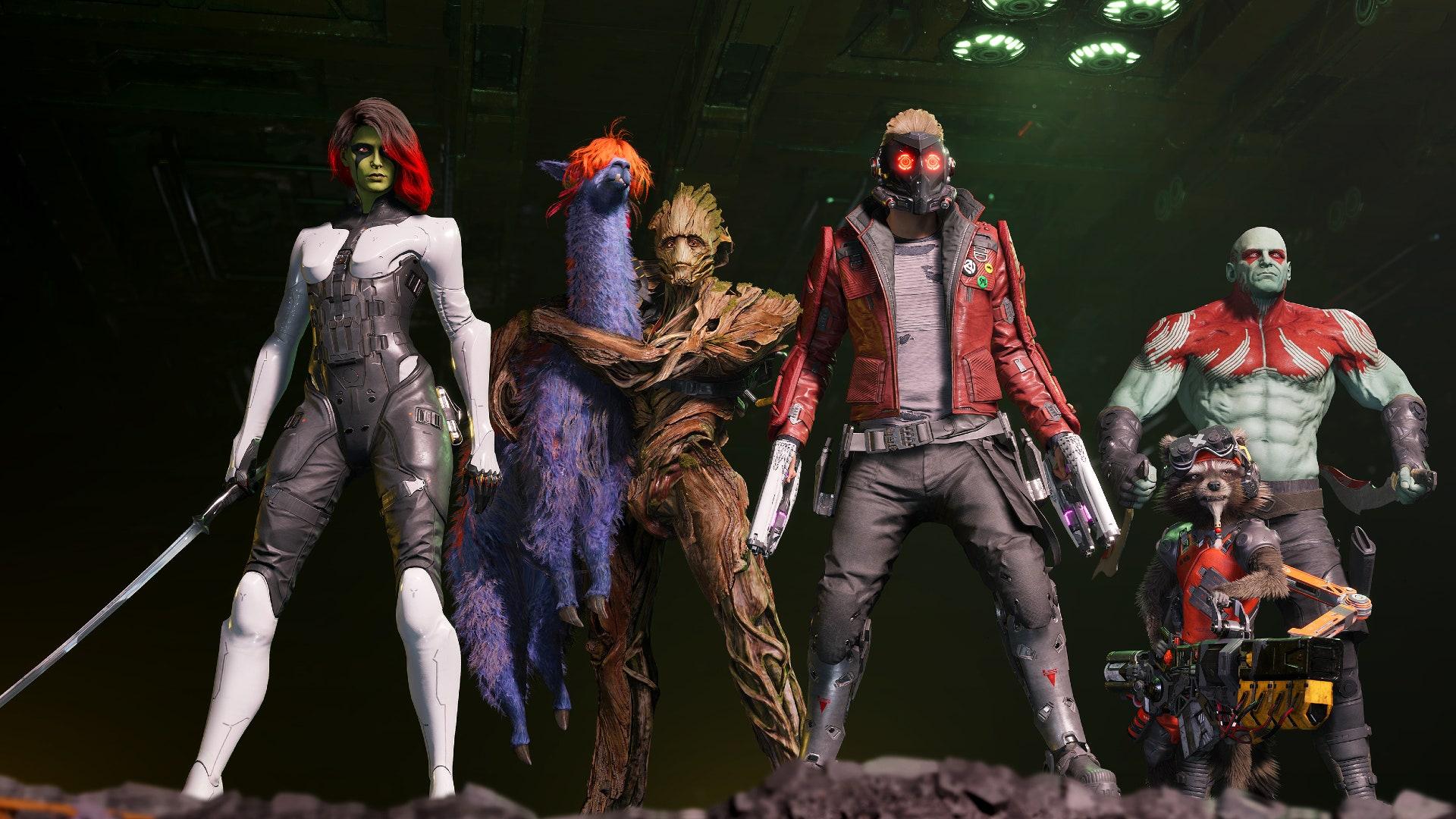 1920x1080 Try as it might, the Guardians Of The Galaxy game can't escape the MCU
