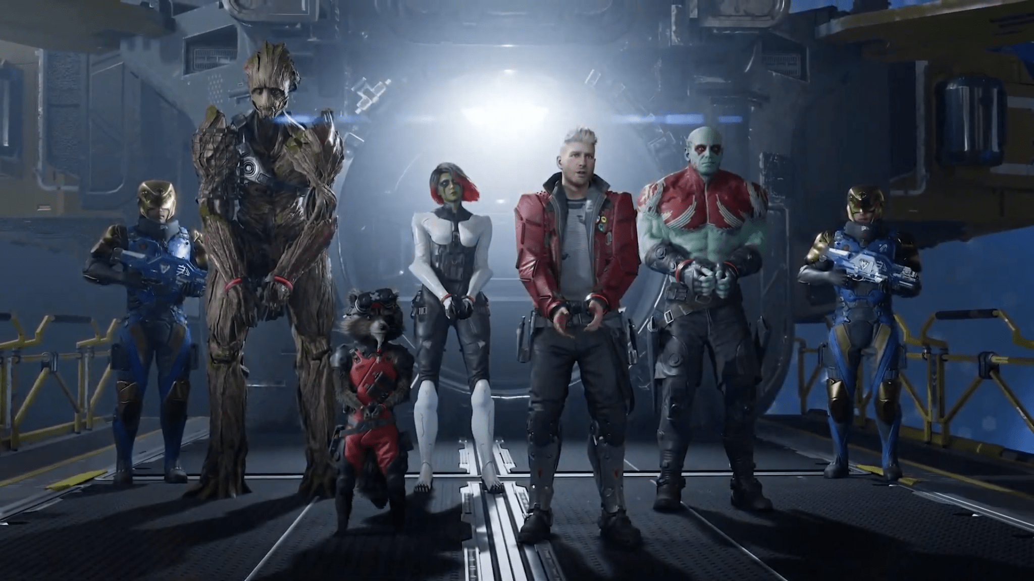 2048x1152 Marvel's Guardians Of The Galaxy 2021 Wallpaper