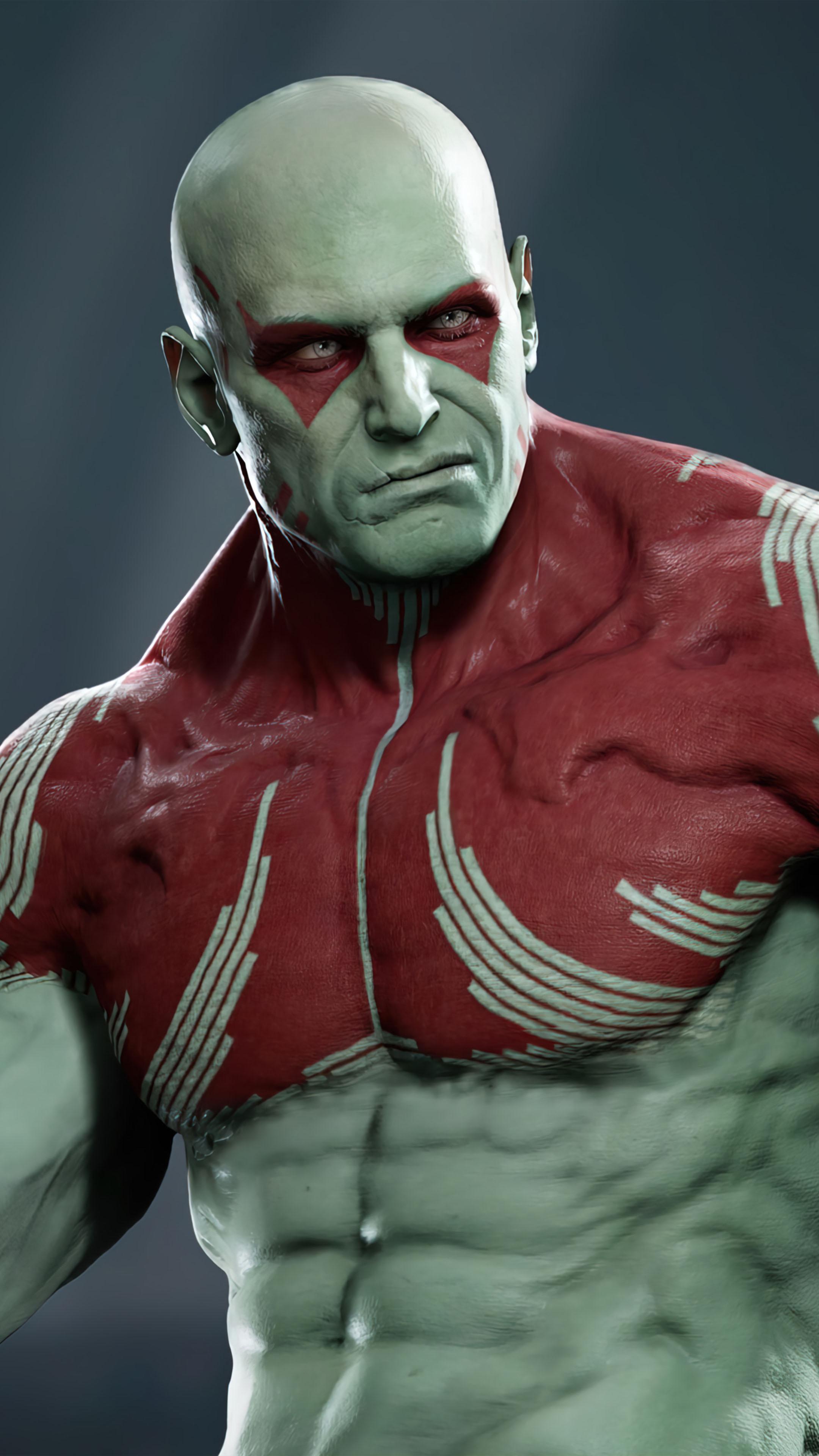 2160x3840 Drax Marvel's Guardians of The Galaxy Game 4K Ultra HD Mobile Wallpaper