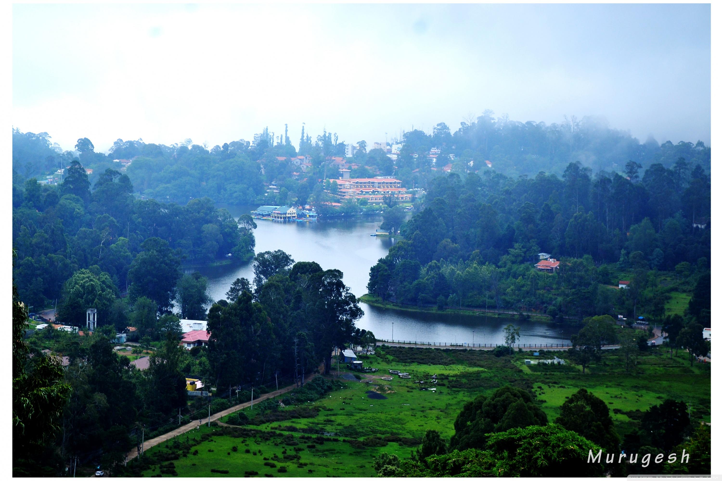 3000x2000 Kodaikanal Lake Ultra HD Desktop Background Wallpaper for