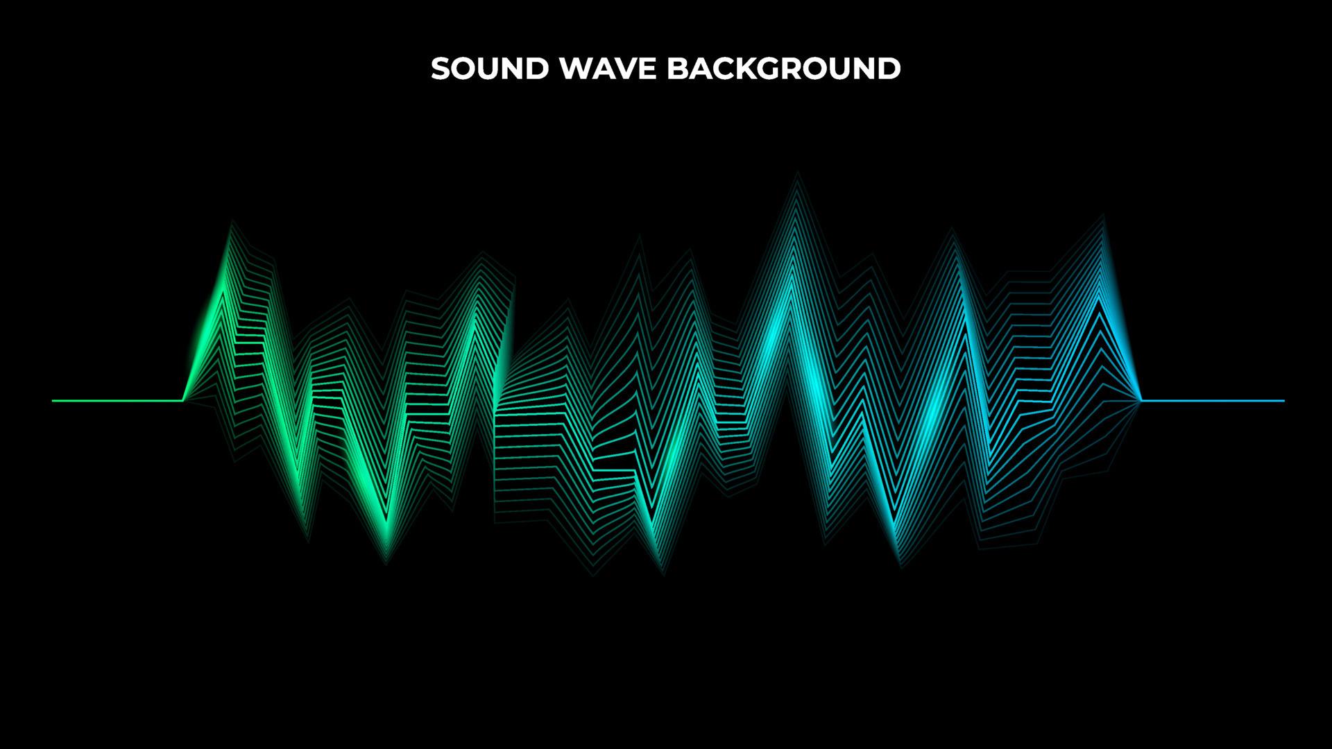 1920x1080 Vector abstract with dynamic sound waves background. music spectrum neon lines. digital audio studio abstract background