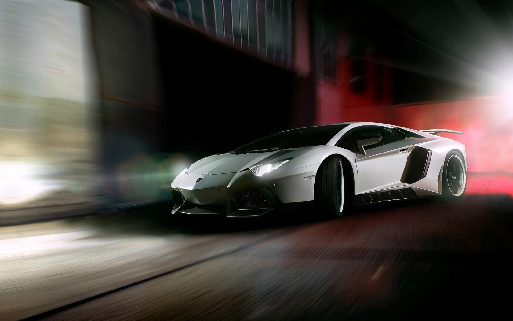 1680x1050 Awesome Car Lights Wallpaper