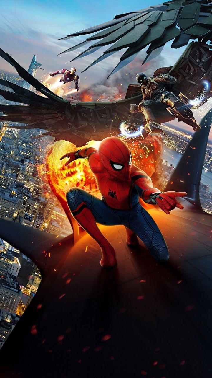 720x1280 Wallpaper Spider Man: Homecoming Heroes Comics Spiderman 720x1280