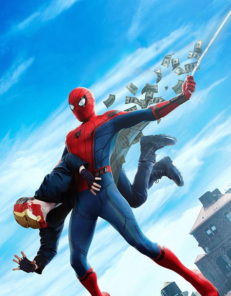 800x1024 Wallpaper Spider Man: Homecoming Heroes Comics Spiderman Hero