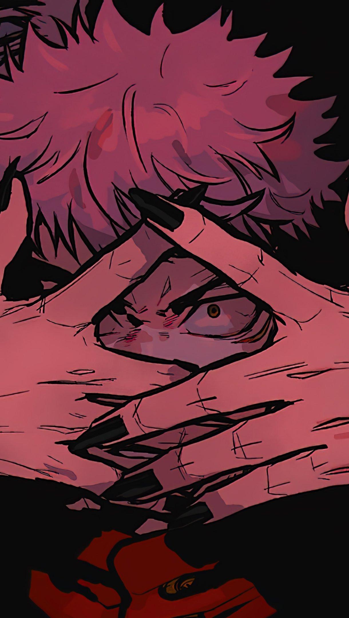 1220x2160 Sakuna Yuji Itadori Jujutsu Kaisen Anime Wallpaper 4k Ultra HD