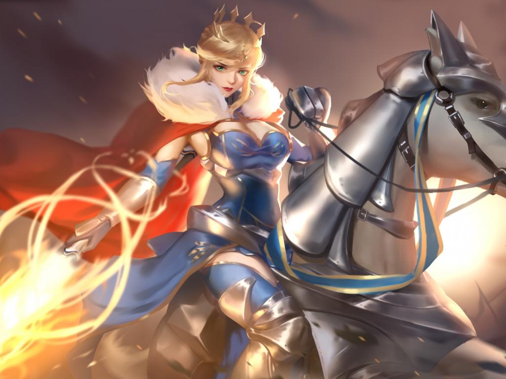 1024x768 Wallpaper lancer, fate series, beautiful, anime girl desktop wallpaper, HD image, picture, background, e06ef6