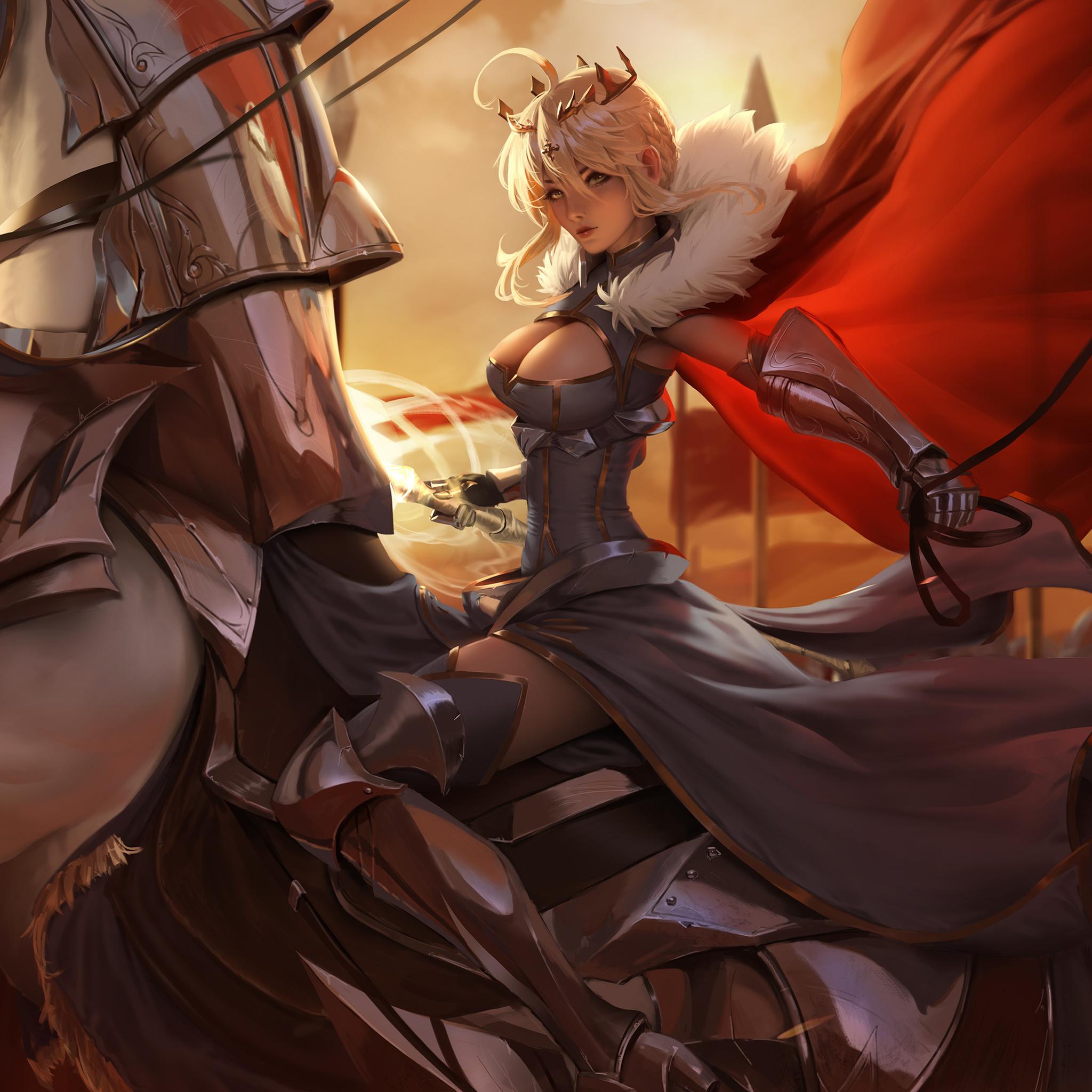 2048x2048 Artoria Lancer Fate Grand Order 4k iPad Air HD 4k Wallpaper, Image, Background, Photo and Picture